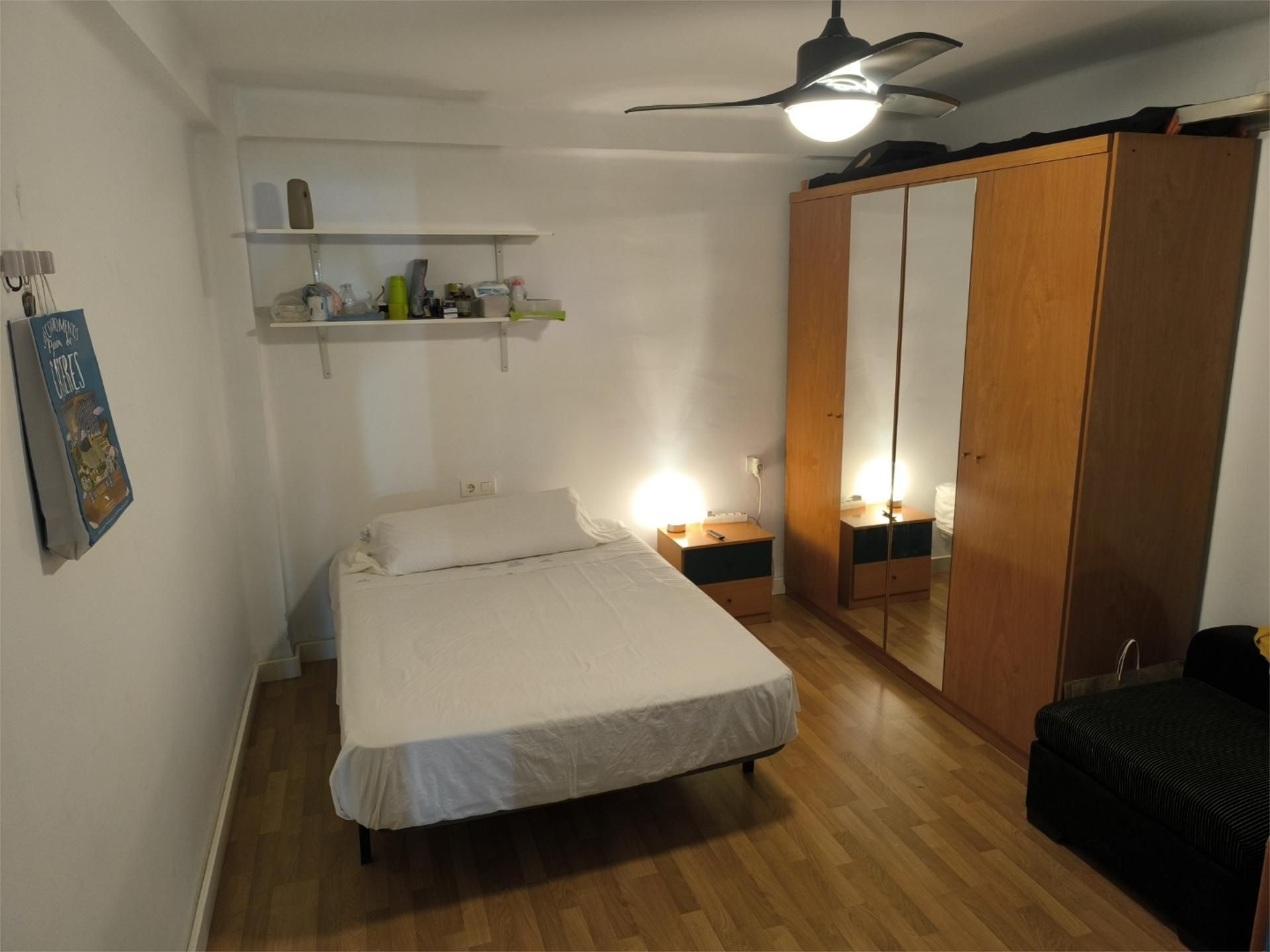 Bedroom of Flat to share in  Córdoba Capital  with Air Conditioner, Heating and Parquet flooring