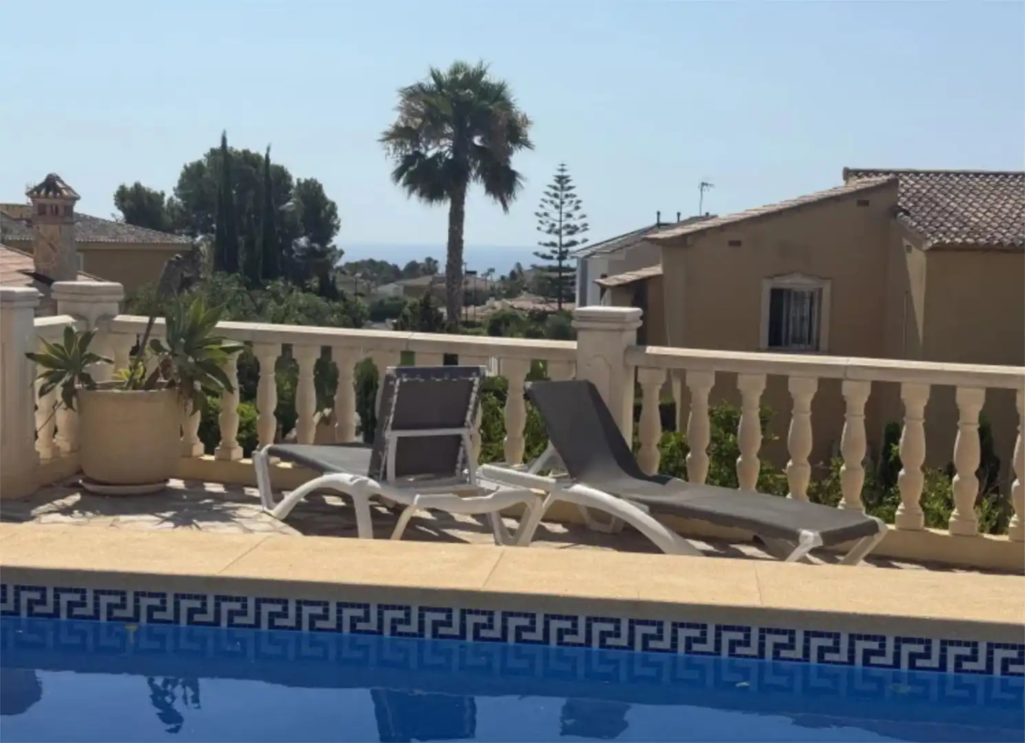 Piscina de Casa o chalet de alquiler en La Nucia con Aire acondicionado, Terraza y Piscina