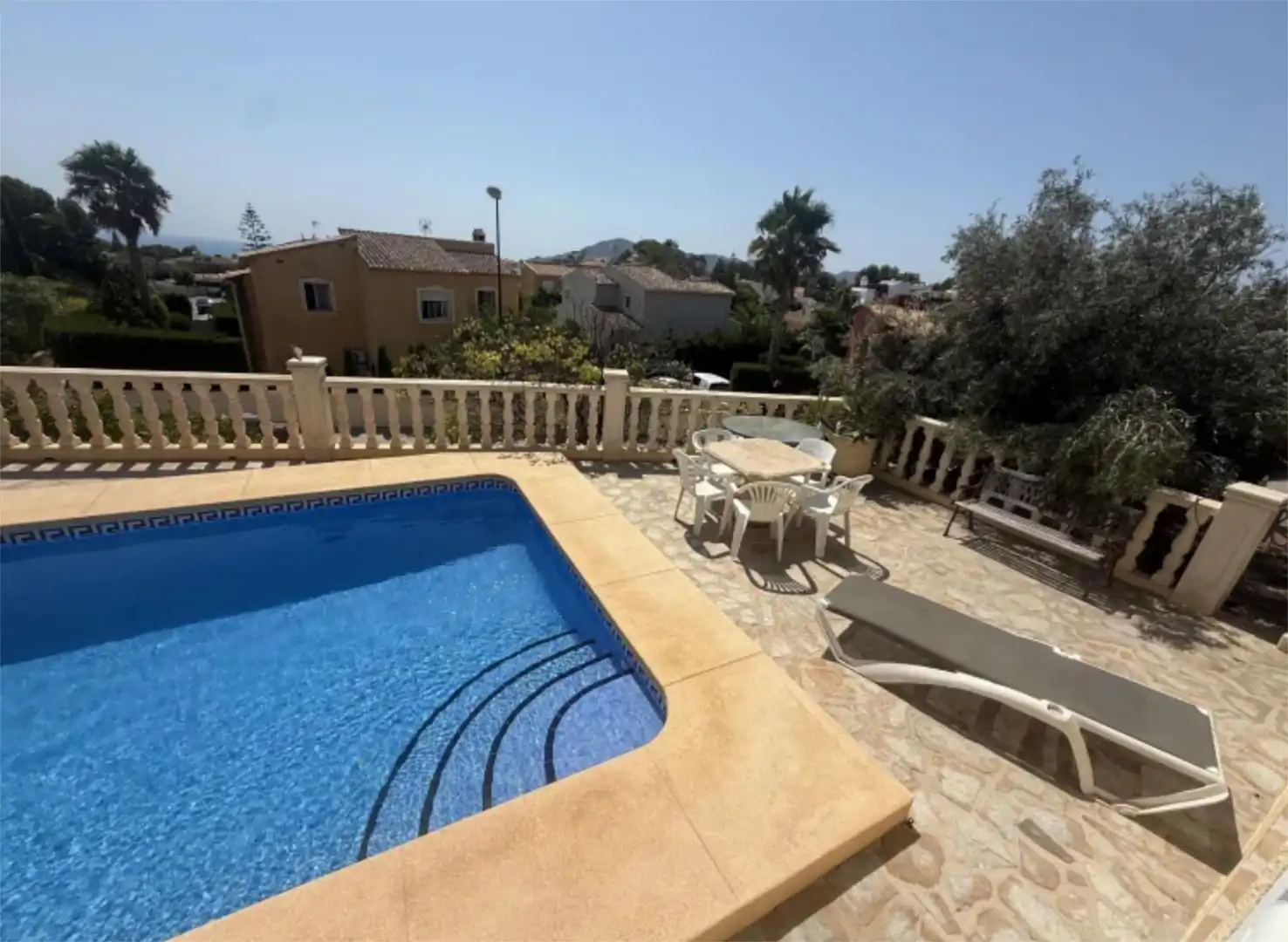 Piscina de Casa o chalet de alquiler en La Nucia con Aire acondicionado, Terraza y Piscina