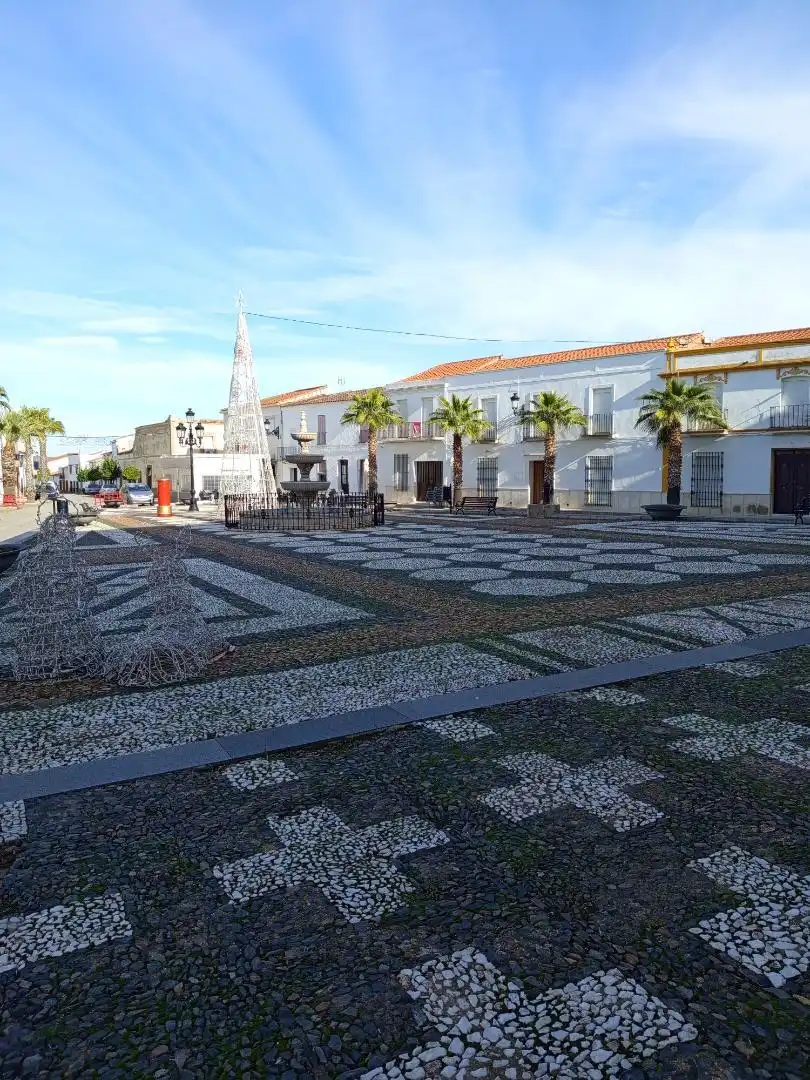 Vista exterior de Casa adosada en venda en Puebla de la Reina amb Aire condicionat, Calefacció i Terrassa