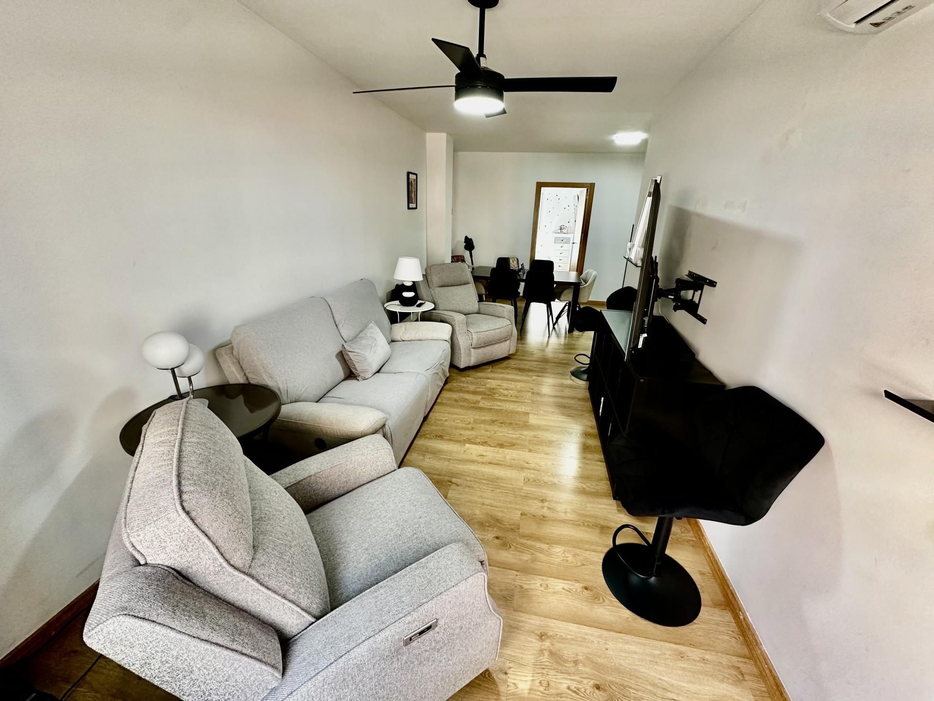 Sala d'estar de Pis en venda en Plasencia amb Aire condicionat, Calefacció i Parquet