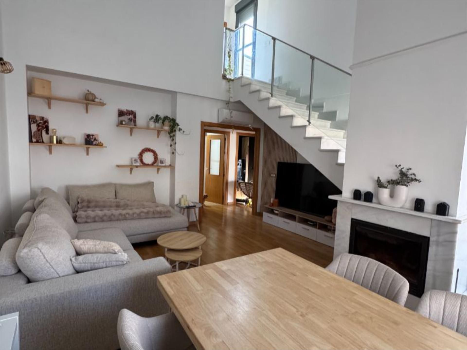 Living room of Flat to rent in Pechina  with Air Conditioner, Terrace and Storage room