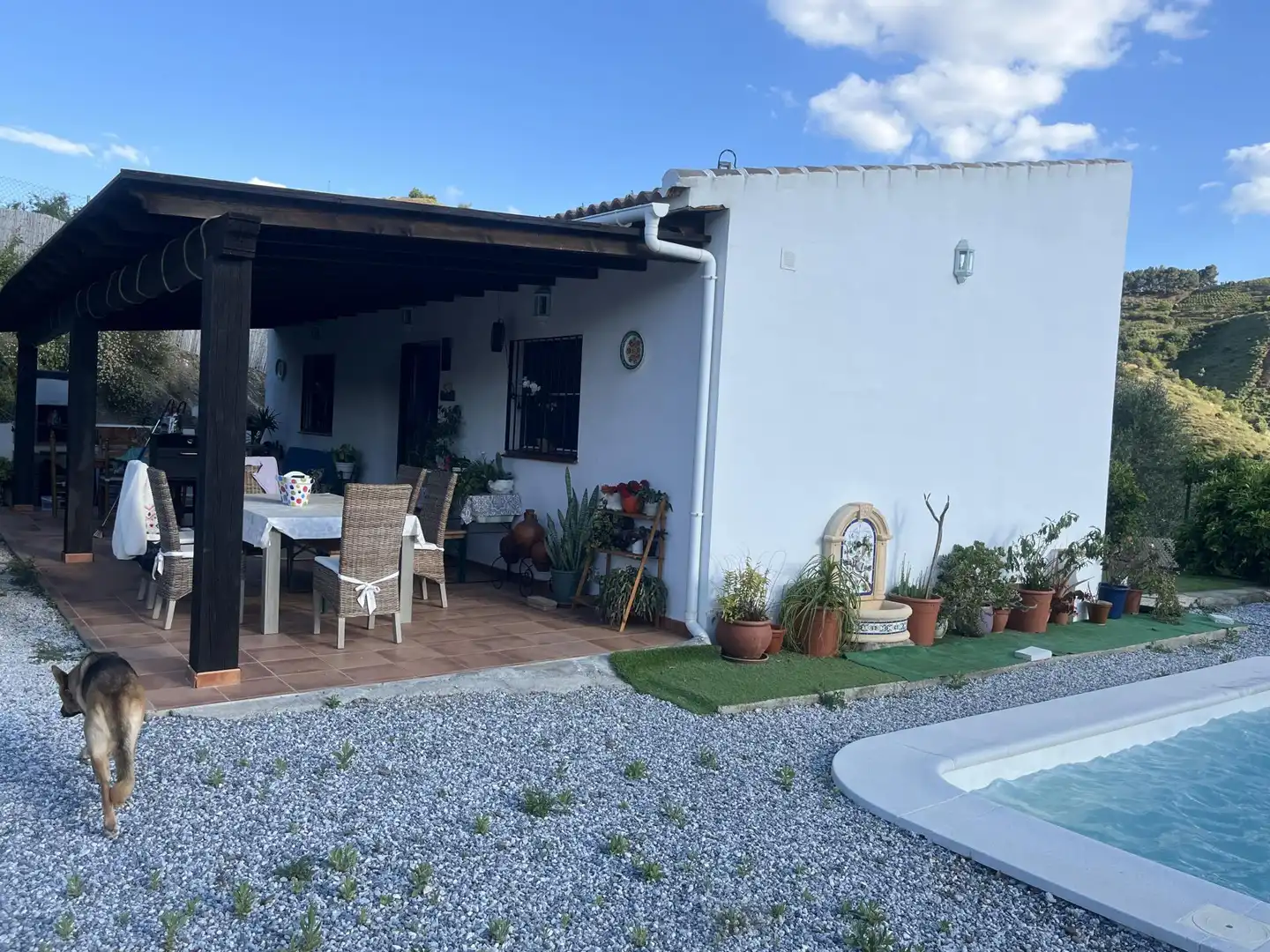 Finca rústica de alquiler en Diseminado Diseminados, 21, Benamargosa Jardín de Finca rústica de alquiler en Benamargosa con Aire acondicionado, Calefacción y Jardín privado