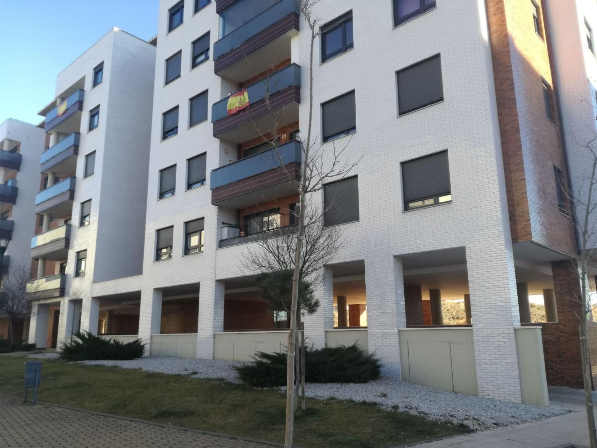 Vista exterior de Pis de lloguer en Soria Capital  amb Calefacció, Parquet i Terrassa