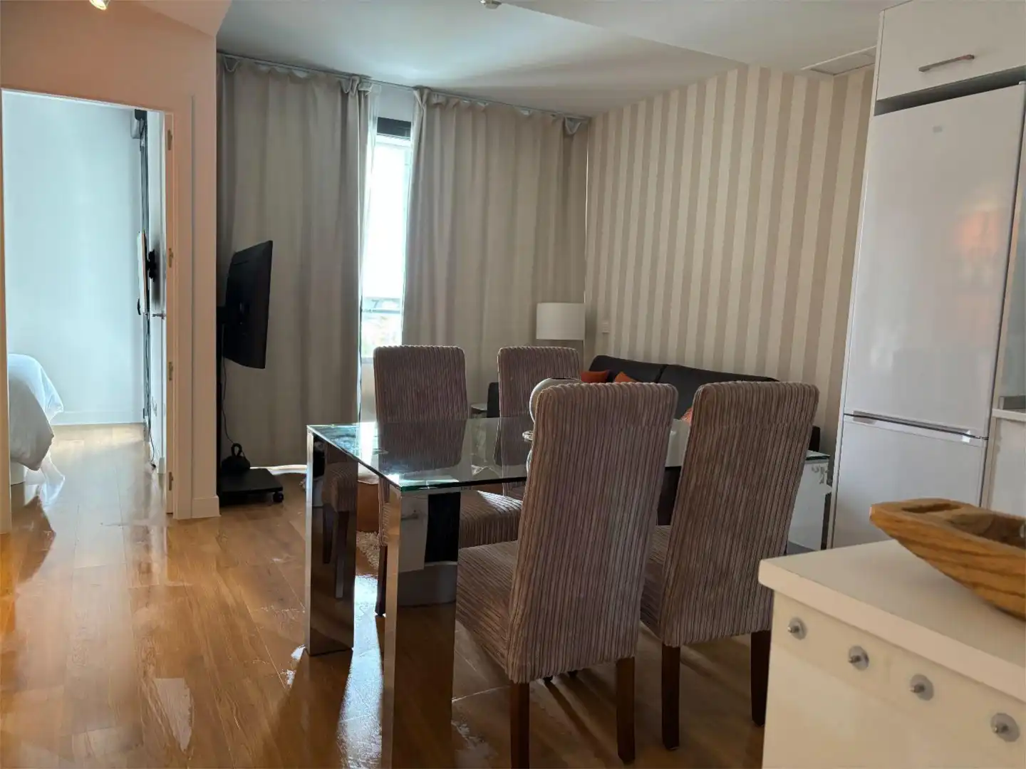Dining room of Flat for rent in San Sebastián de los Reyes  with Air Conditioner, Heating and Private garden