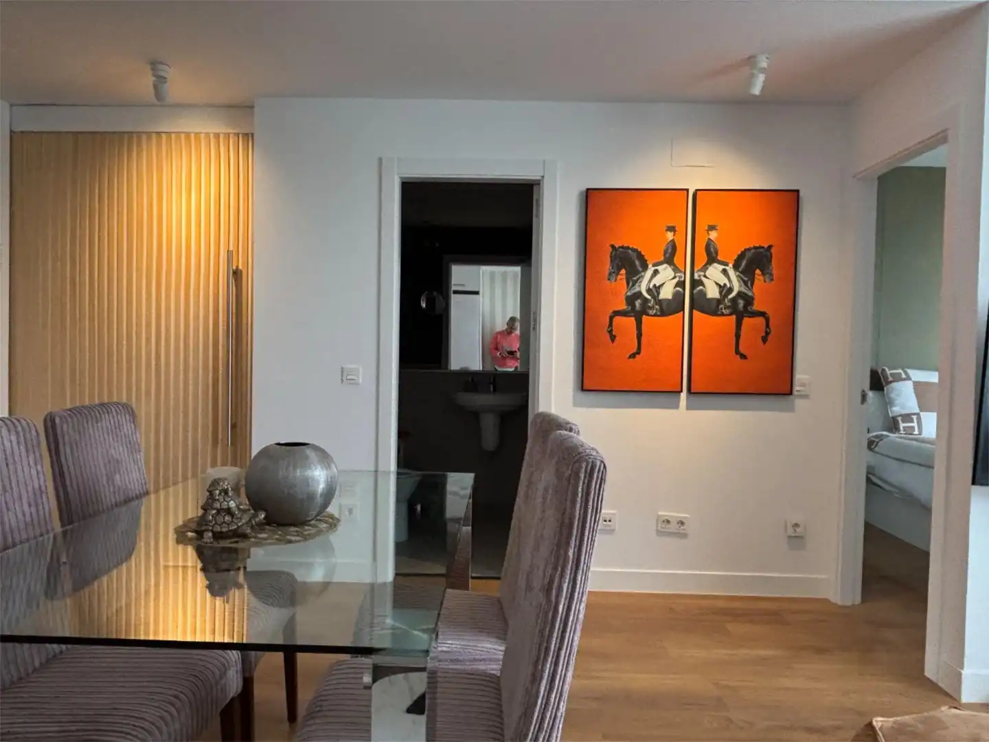 Dining room of Flat for rent in San Sebastián de los Reyes  with Air Conditioner, Heating and Private garden
