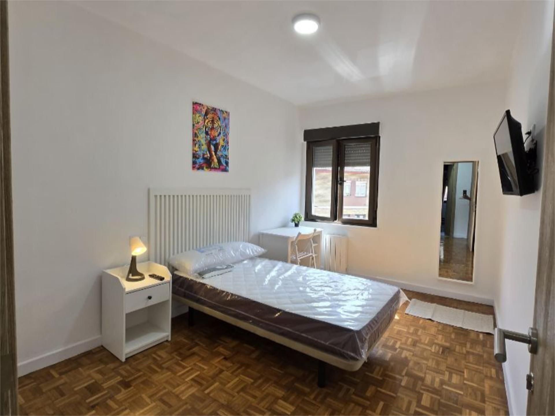 Bedroom of Flat to share in Mieres (Asturias)  with Heating, Parquet flooring and Furnished