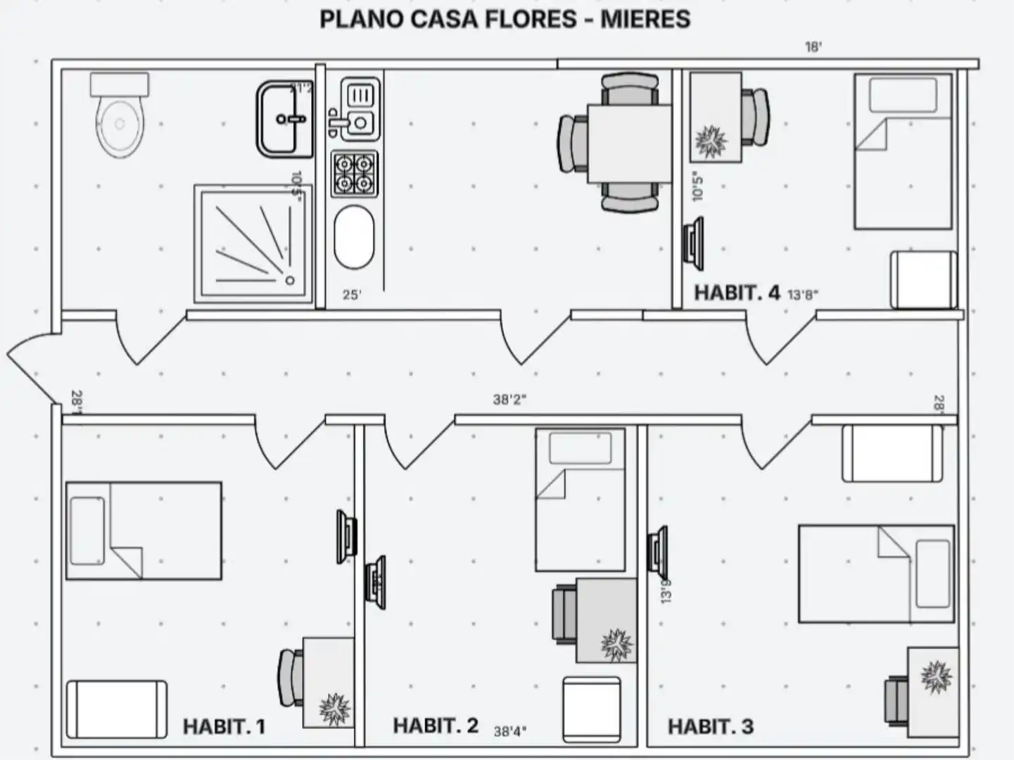 Zimmer in Calle Les Flores, 3, San Pedro - Siana