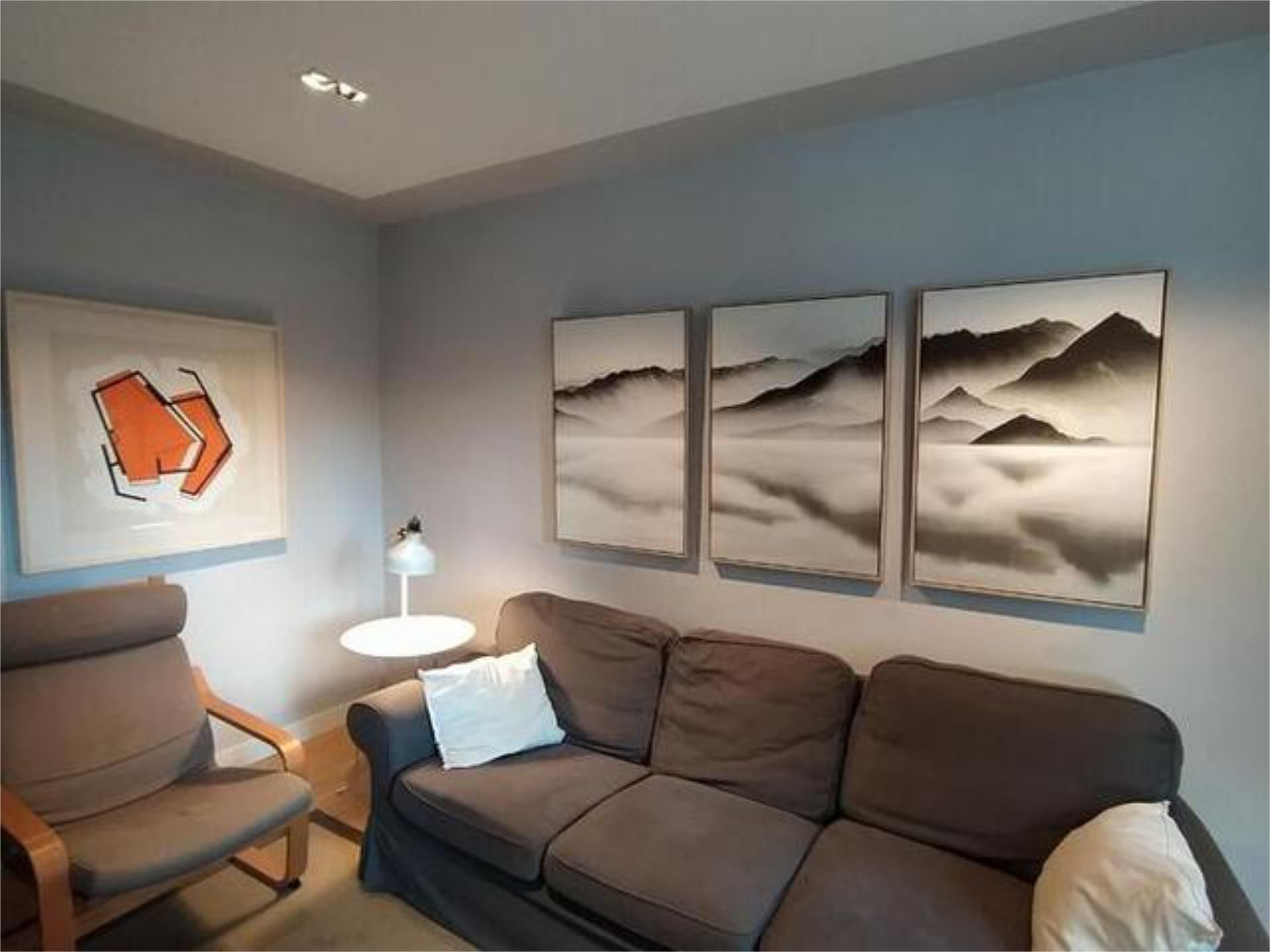 Sala d'estar de Pis de lloguer en  Madrid Capital amb Calefacció i Moblat