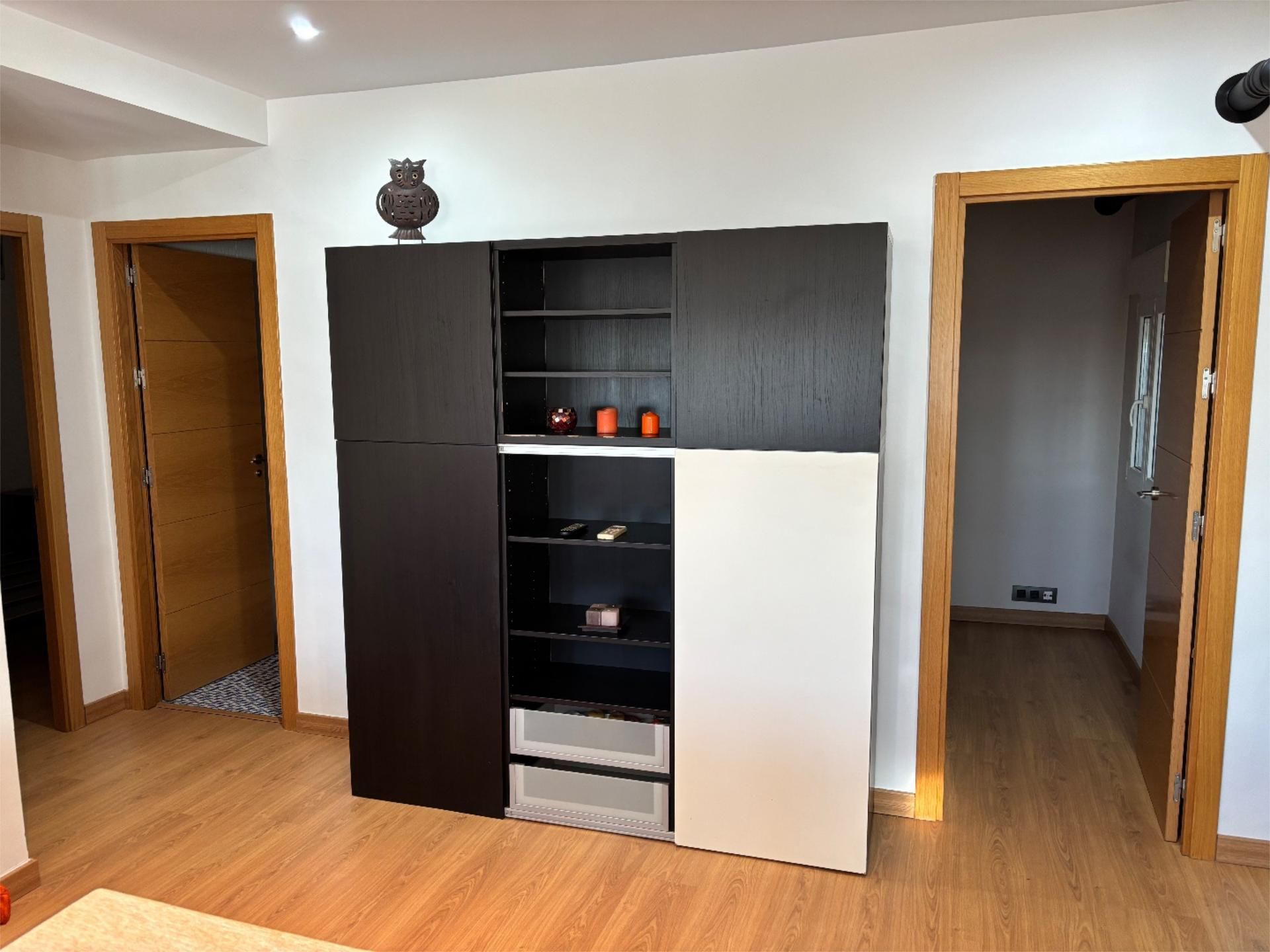 Living room of Flat for sale in Puebla de la Calzada  with Air Conditioner, Heating and Parquet flooring