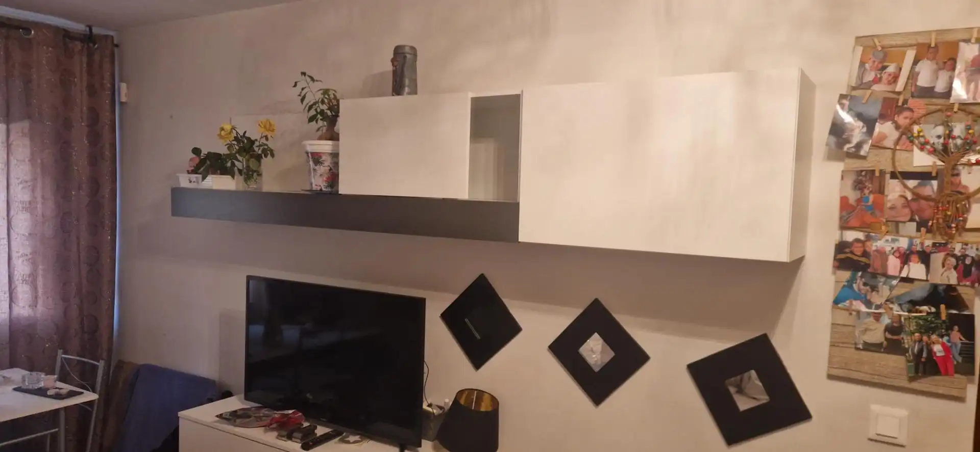 Sala d'estar de Pis de lloguer en Madrid amb Calefacció, Parquet i Moblat