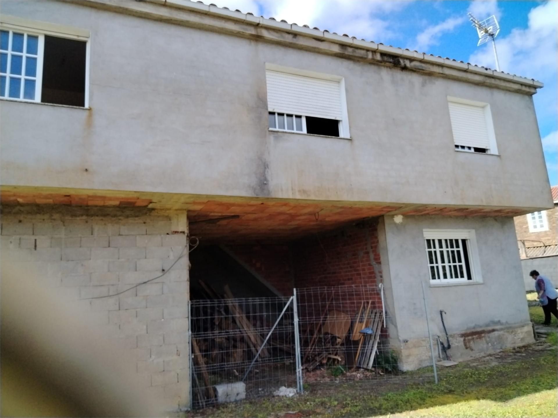 Vista exterior de Casa adosada en venda en Arzúa