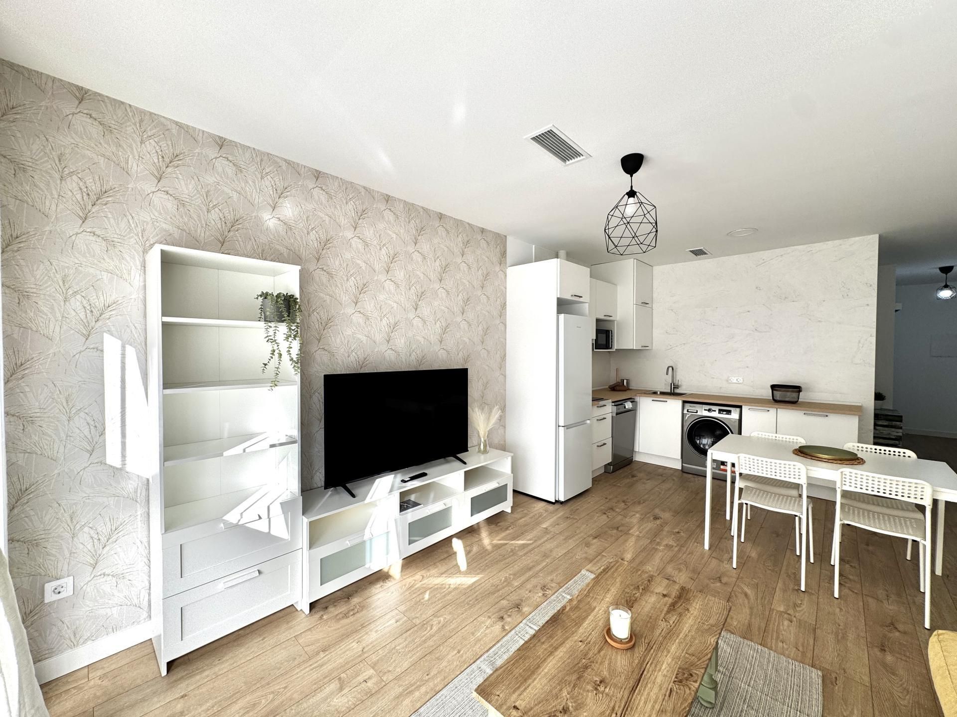 Sala de estar de Apartamento de alquiler en Salamanca Capital con Aire acondicionado, Calefacción y Parquet