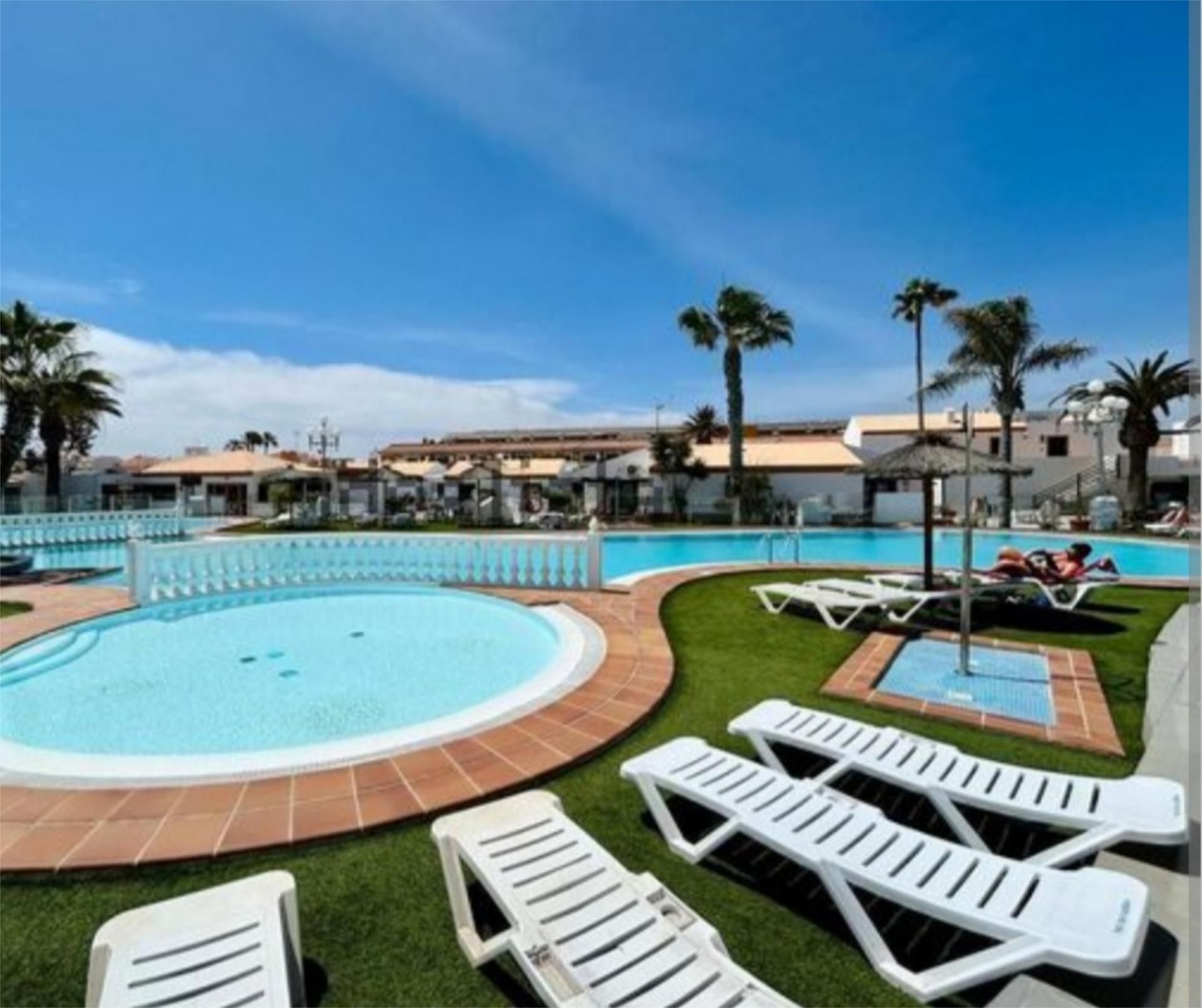 Swimming pool of Flat for sale in Antigua  with Parquet flooring, Terrace and Furnished