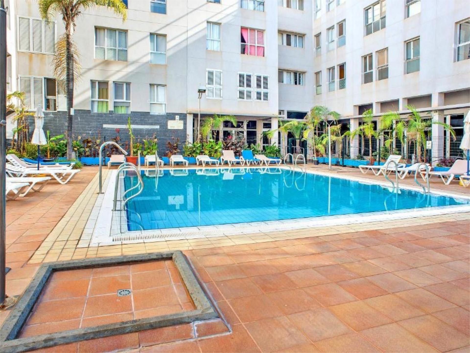 Swimming pool of Flat for sale in Gáldar  with Terrace, Swimming Pool and Furnished