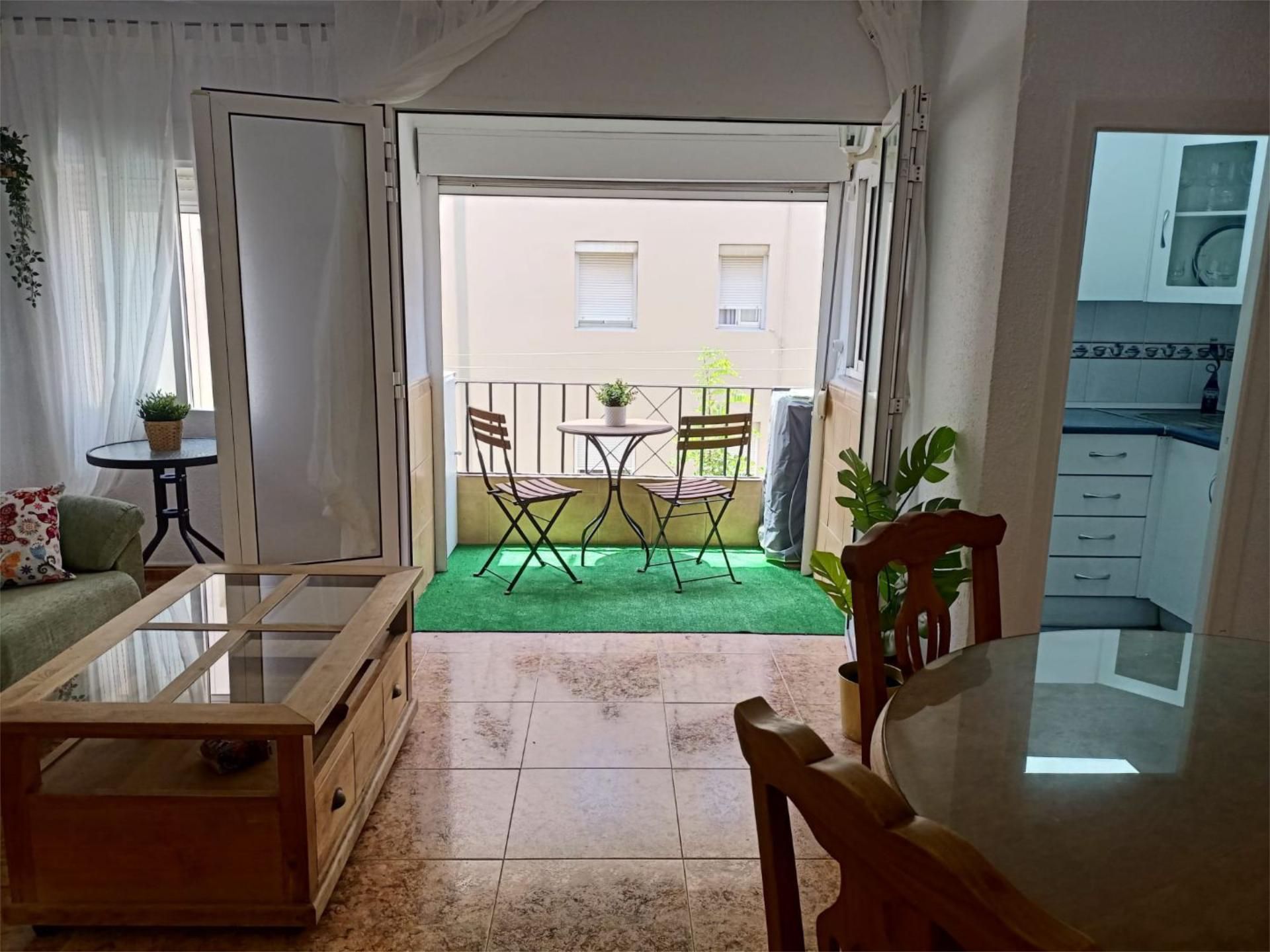 Terraza de Piso de alquiler en Sagunto / Sagunt con Amueblado y Balcón