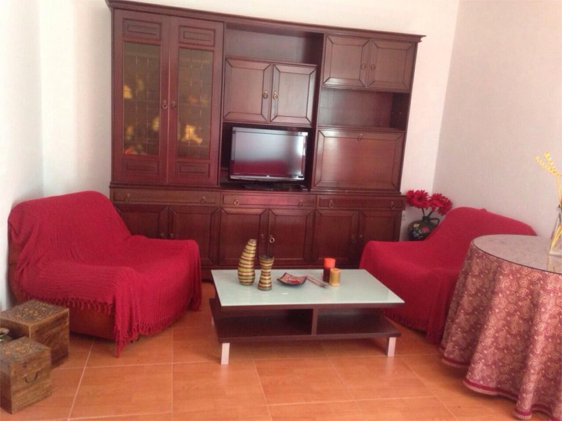 Sala de estar de Casa adosada de alquiler en Casabermeja con Terraza y Amueblado