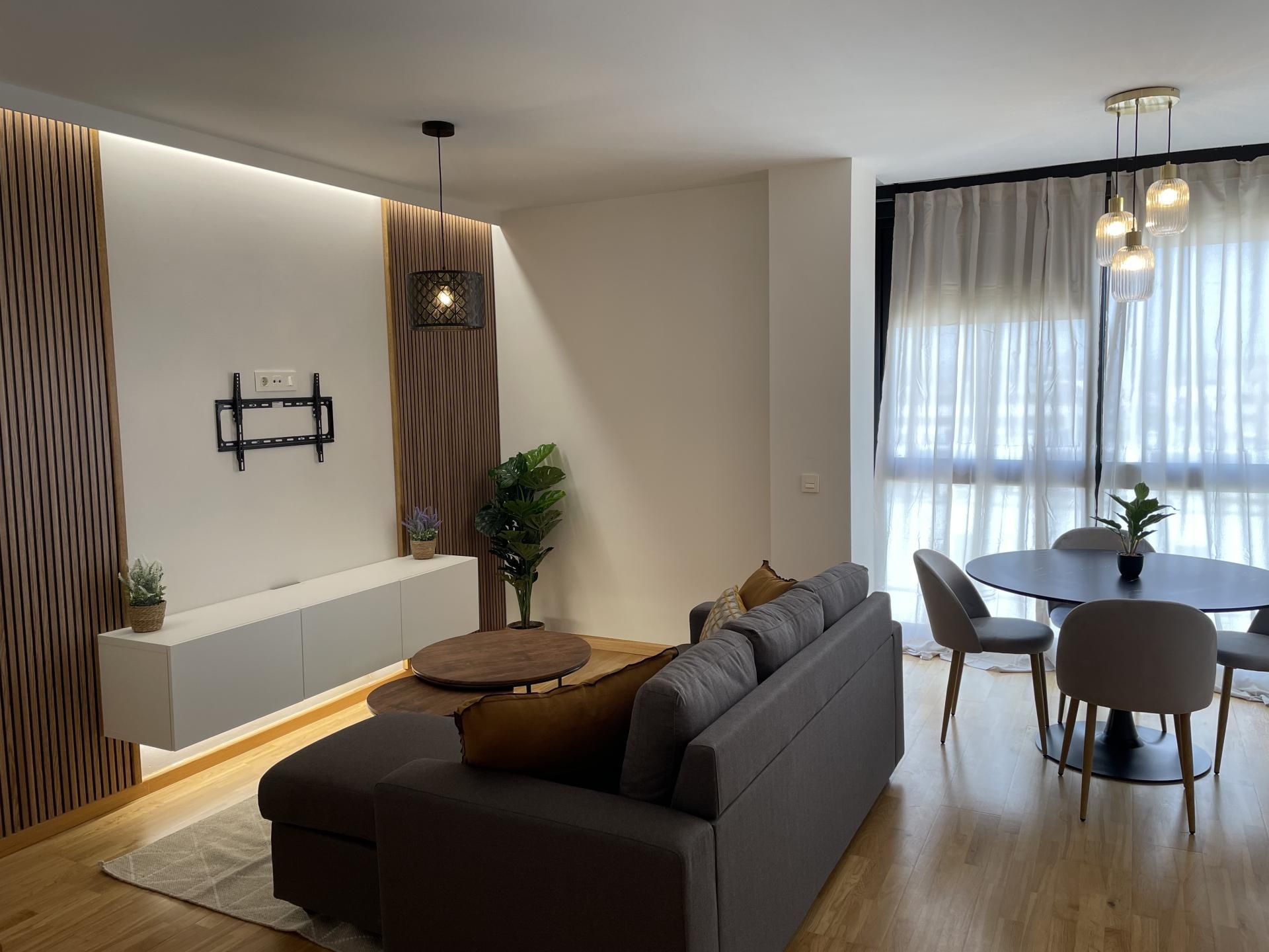 Living room of Flat to rent in Guadalajara Capital  with Air Conditioner, Heating and Private garden