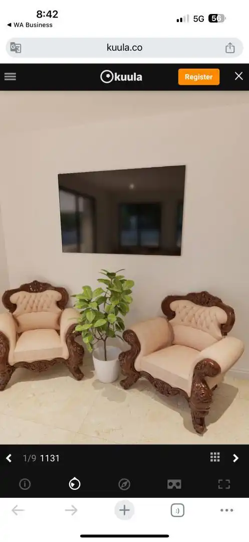 Finca rústica en venta en Carrer de Les Llargues, 7, La Romana Sala de estar de Finca rústica en venta en La Romana con Aire acondicionado, Terraza y Piscina