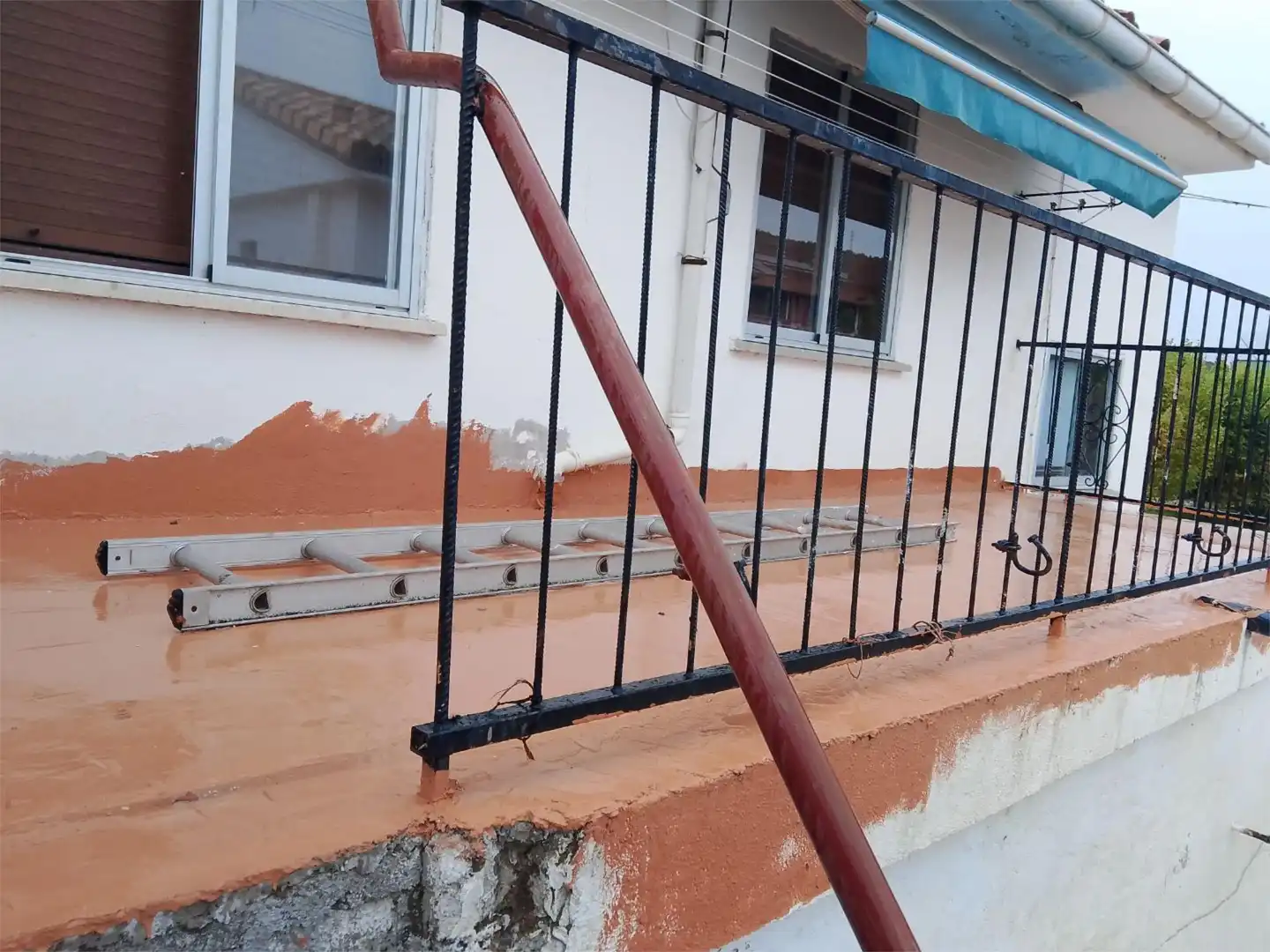 Balcony of Detached homes for sale in Liédena  with Air Conditioner and Balcony