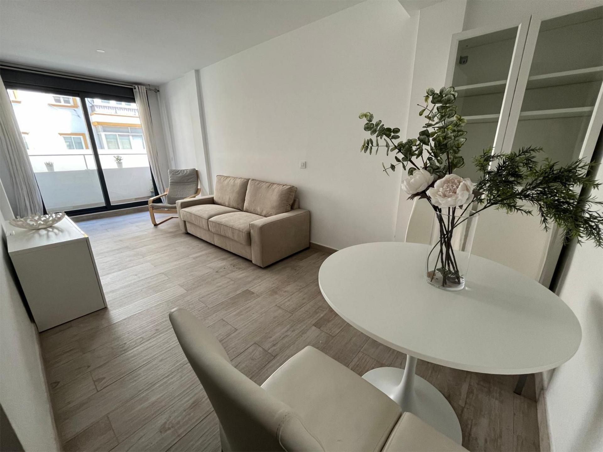 Sala d'estar de Pis de lloguer en  Sevilla Capital amb Aire condicionat, Calefacció i Parquet