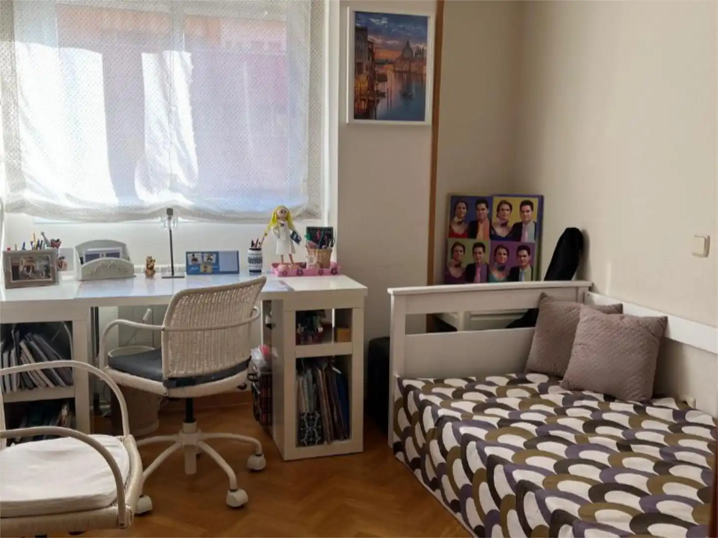 Habitación de Piso de alquiler en Móstoles con Aire acondicionado, Calefacción y Jardín privado