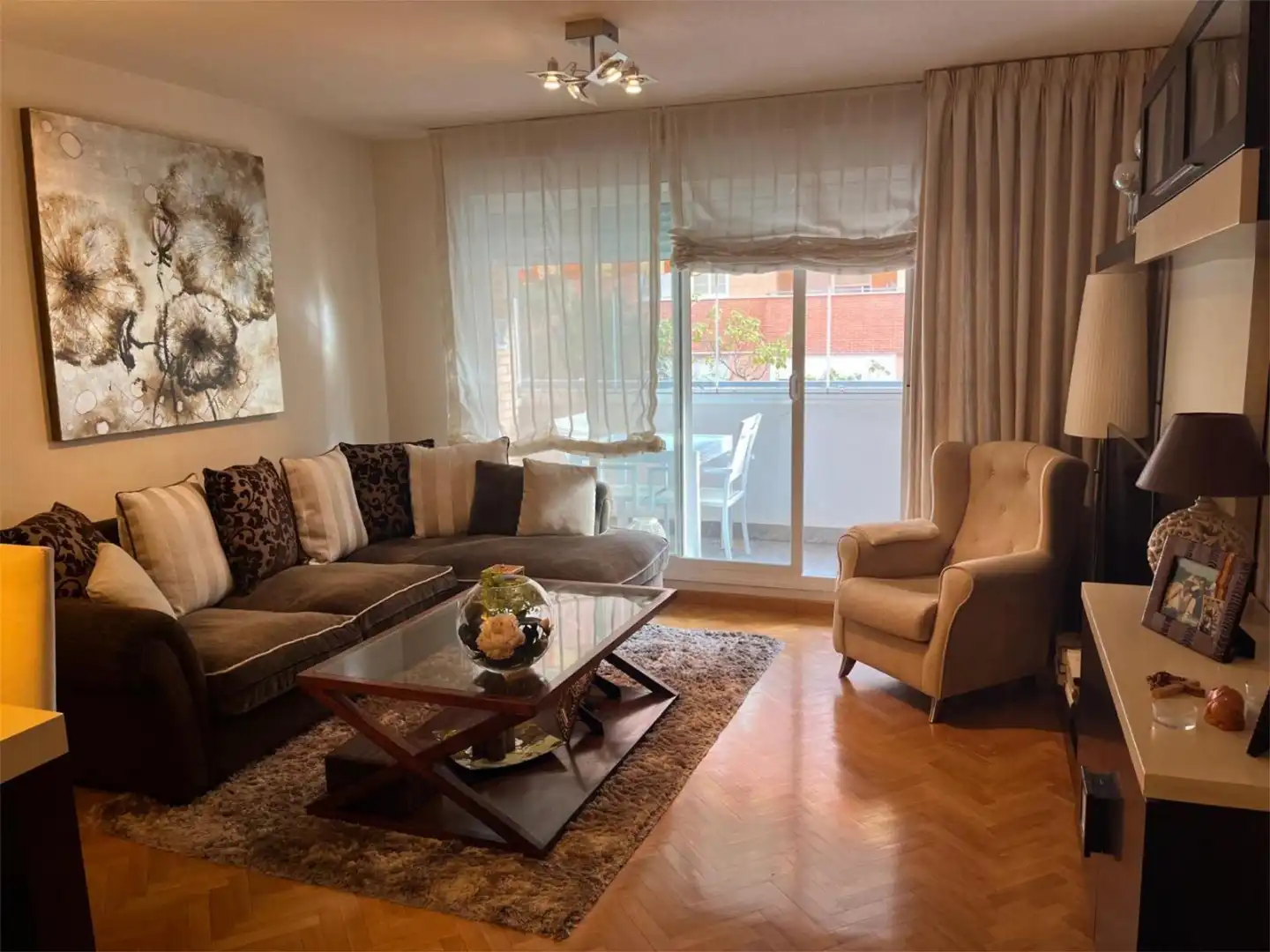 Sala de estar de Piso de alquiler en Móstoles con Aire acondicionado, Calefacción y Jardín privado