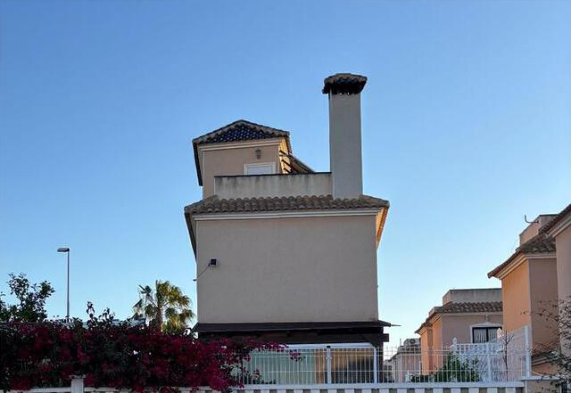 Exterior view of Single-family semi-detached for sale in Orihuela  with Terrace and Swimming Pool