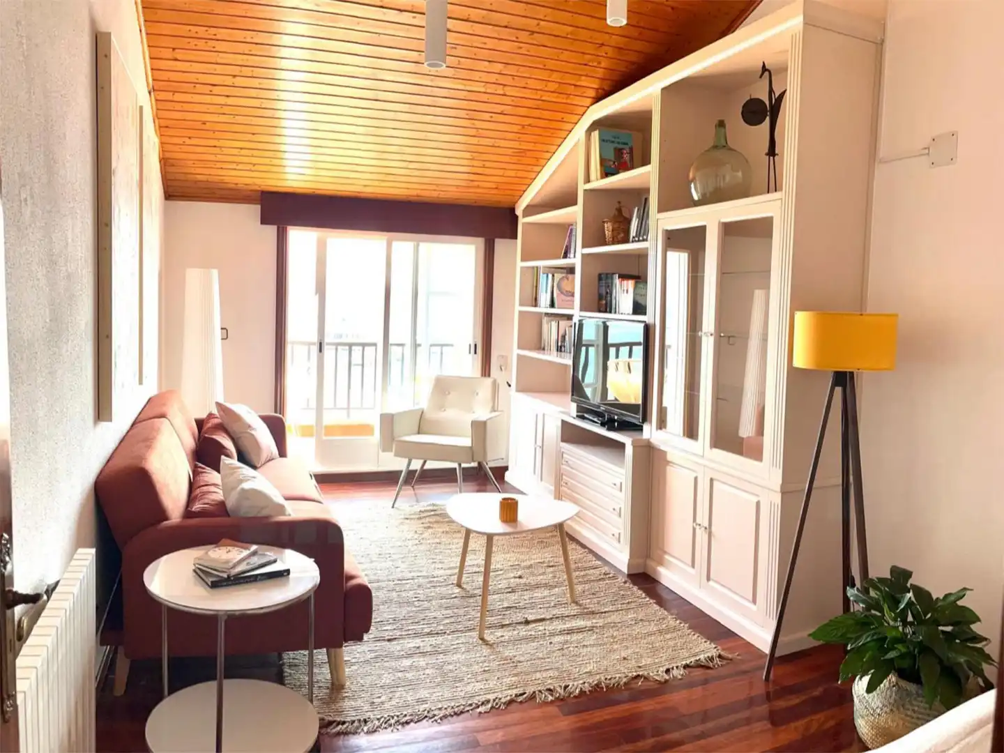 Flat for rent in Estrada Cangas-Vilaboa, 12, Moaña Living room of Flat for rent in Moaña with Heating, Parquet flooring and Terrace