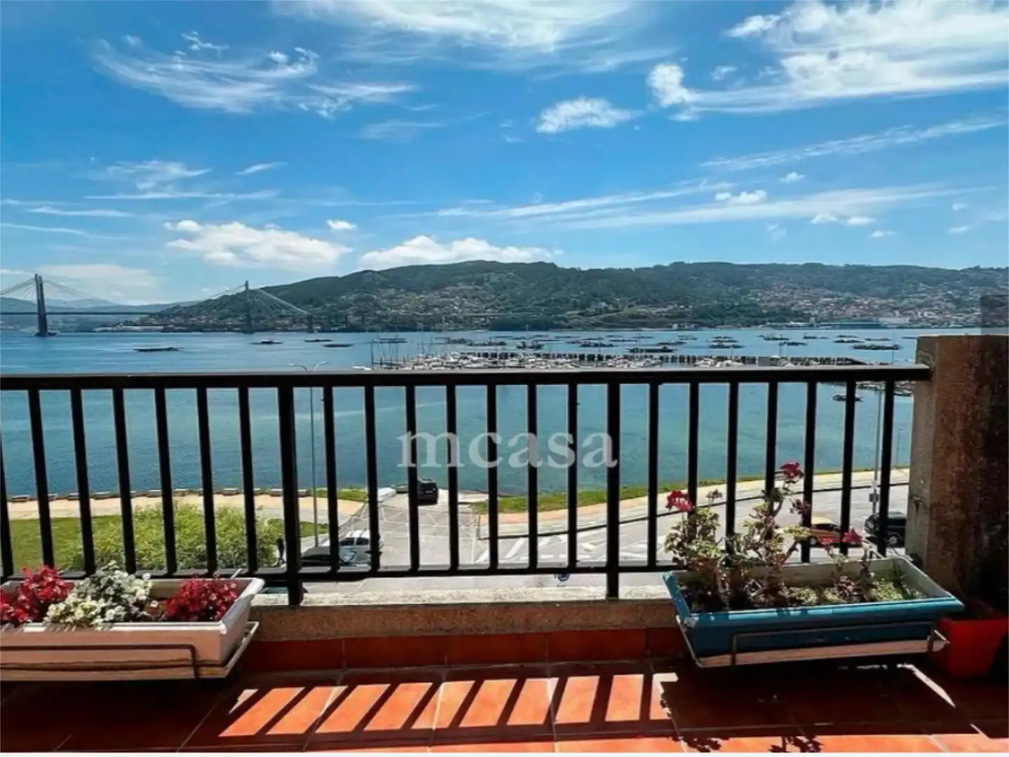 Flat for rent in Estrada Cangas-Vilaboa, 12, Moaña Balcony of Flat for rent in Moaña with Heating, Parquet flooring and Terrace
