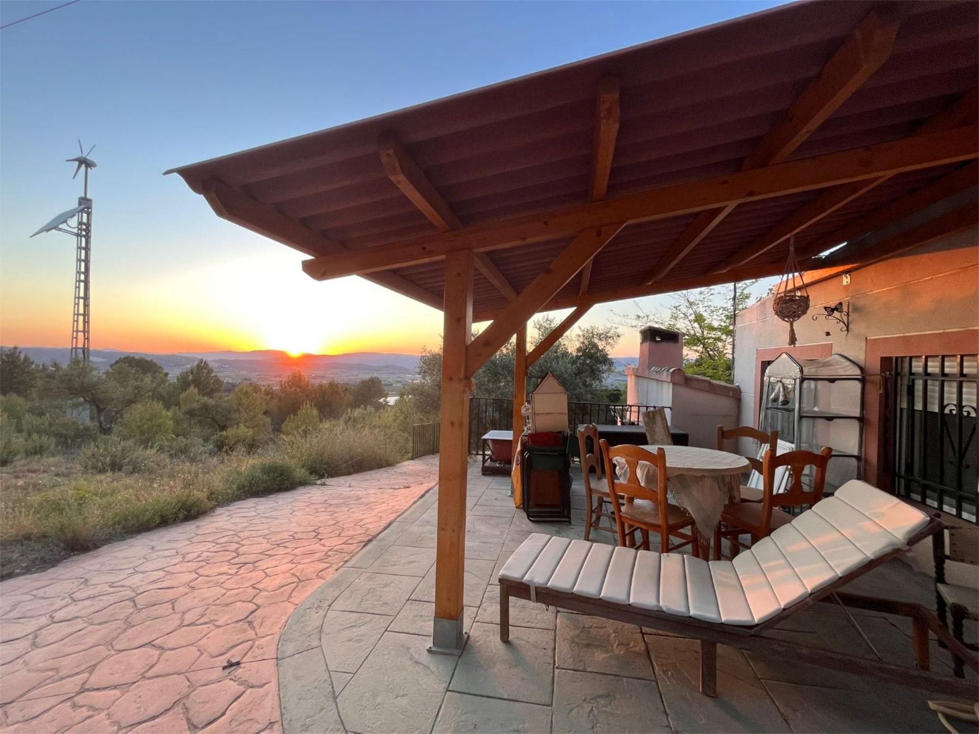 Finca rústica de lloguer a Avenida Bañeres, 7, Biar Terrassa de Finca rústica de lloguer en Biar amb Terrassa i Piscina