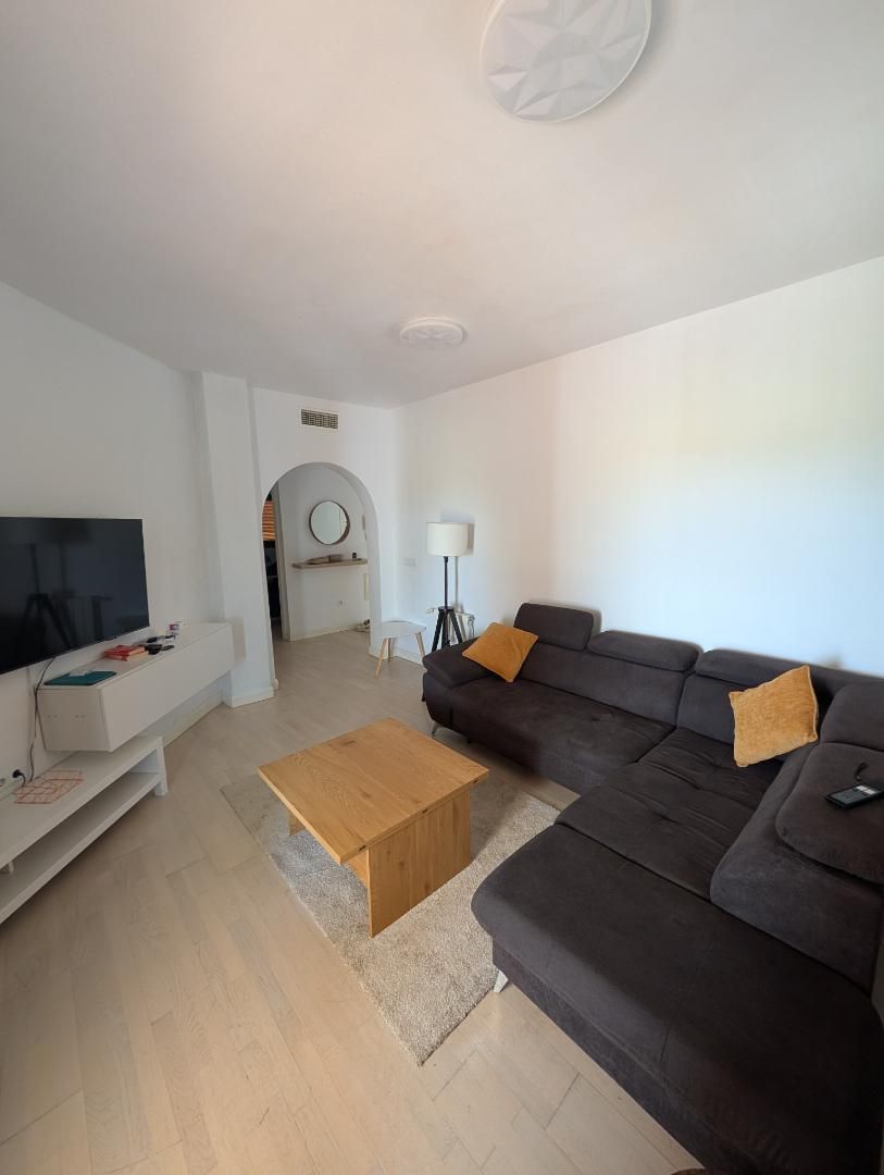 Sala de estar de Piso de alquiler en  Murcia Capital con Aire acondicionado, Calefacción y Parquet