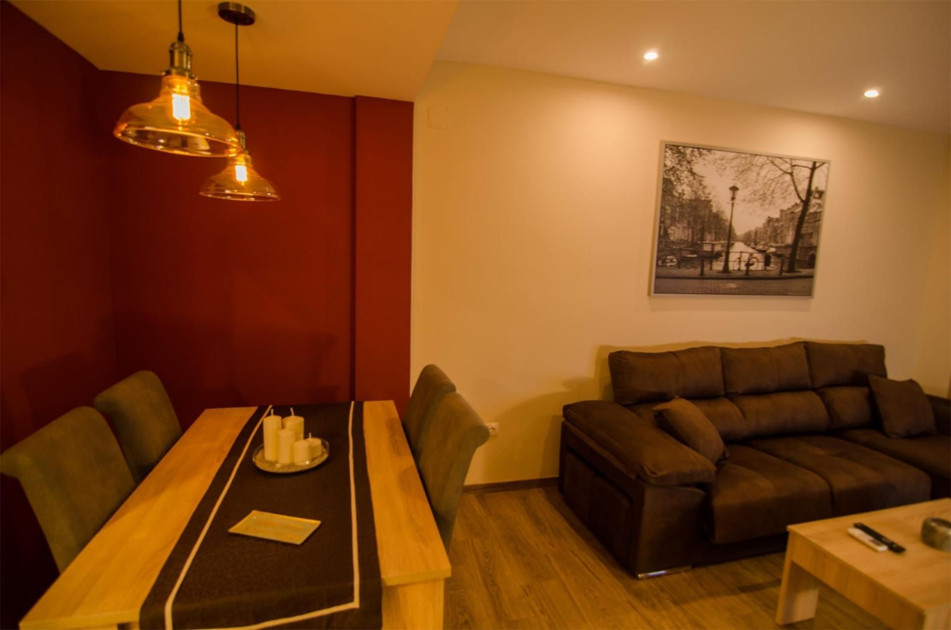 Living room of Flat to rent in Antequera  with Air Conditioner, Heating and Furnished