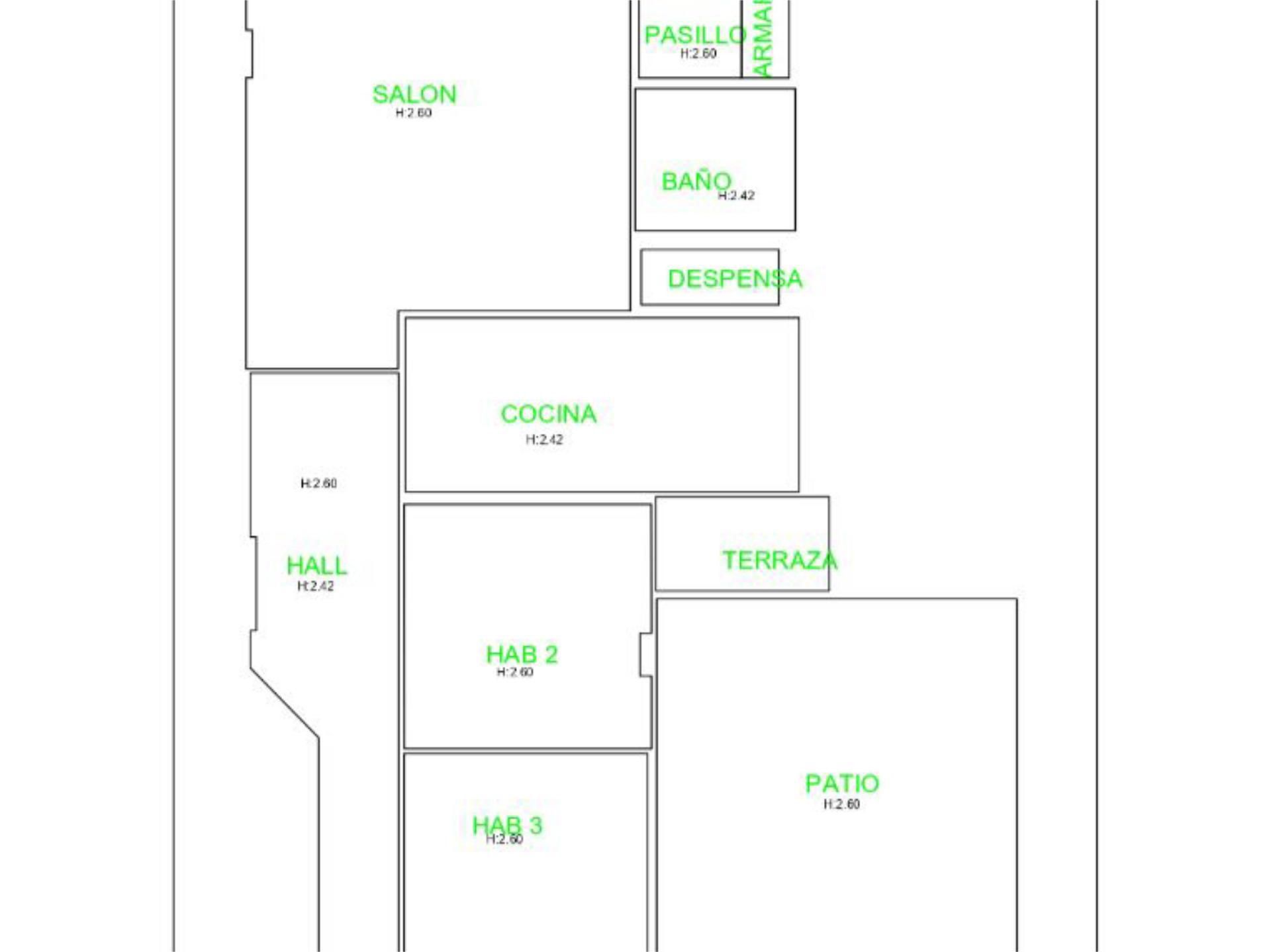 Flat to rent in Ciudad Real Capital  with Air Conditioner, Heating and Private garden