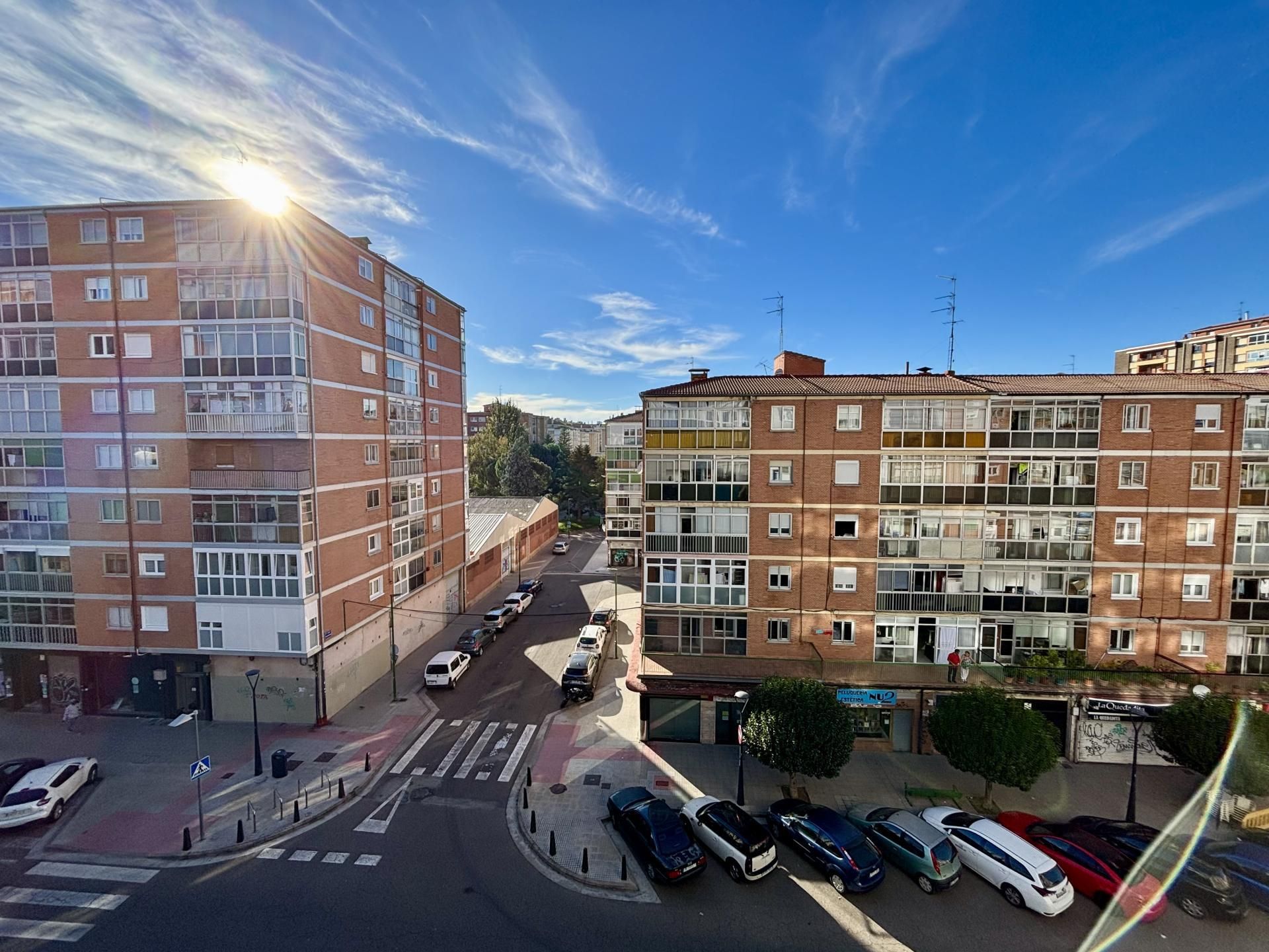 Exterior view of Flat for sale in Burgos Capital  with Heating, Parquet flooring and Terrace