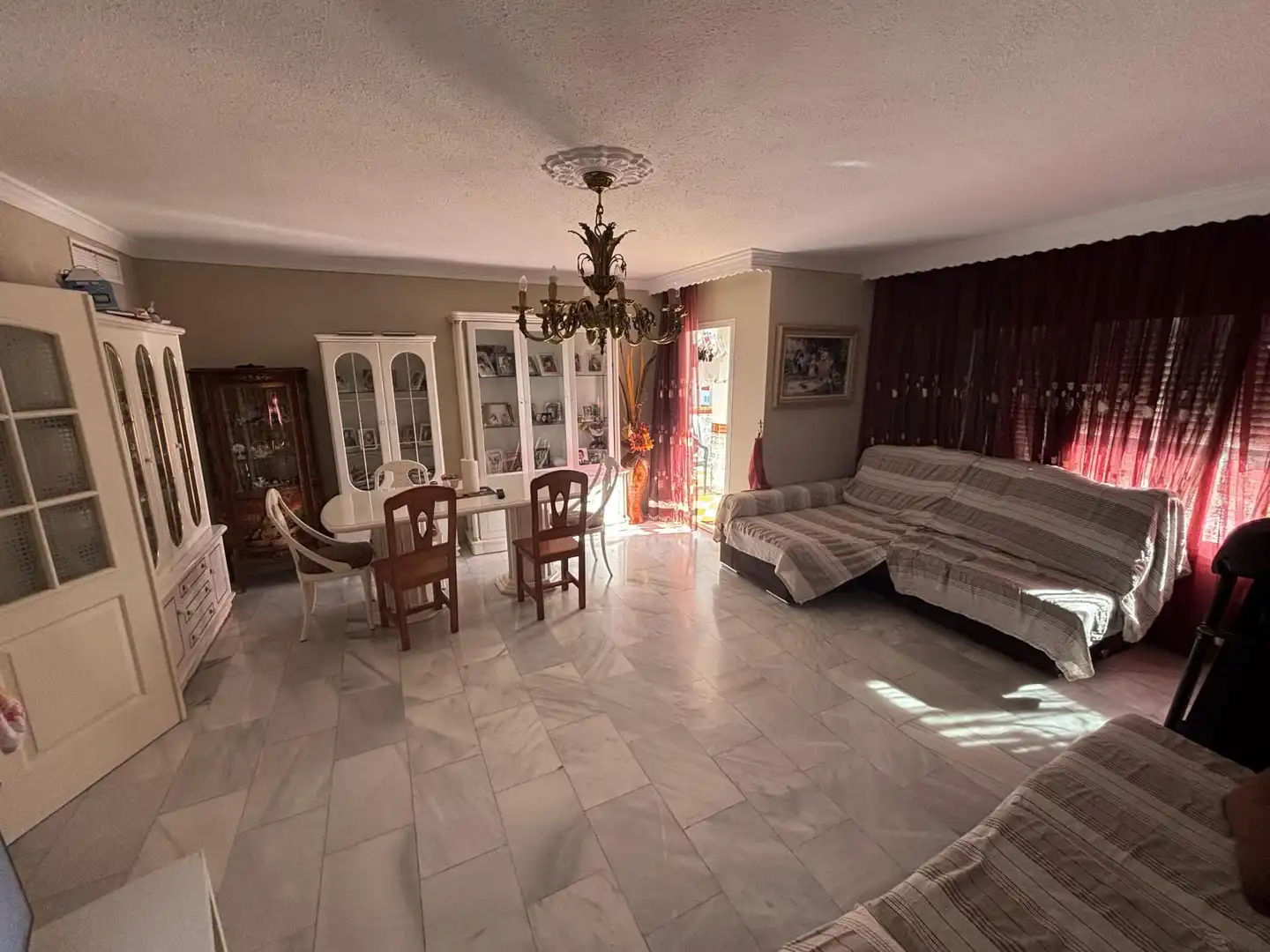 Sala de estar de Piso en venta en Mijas con Terraza y Balcón