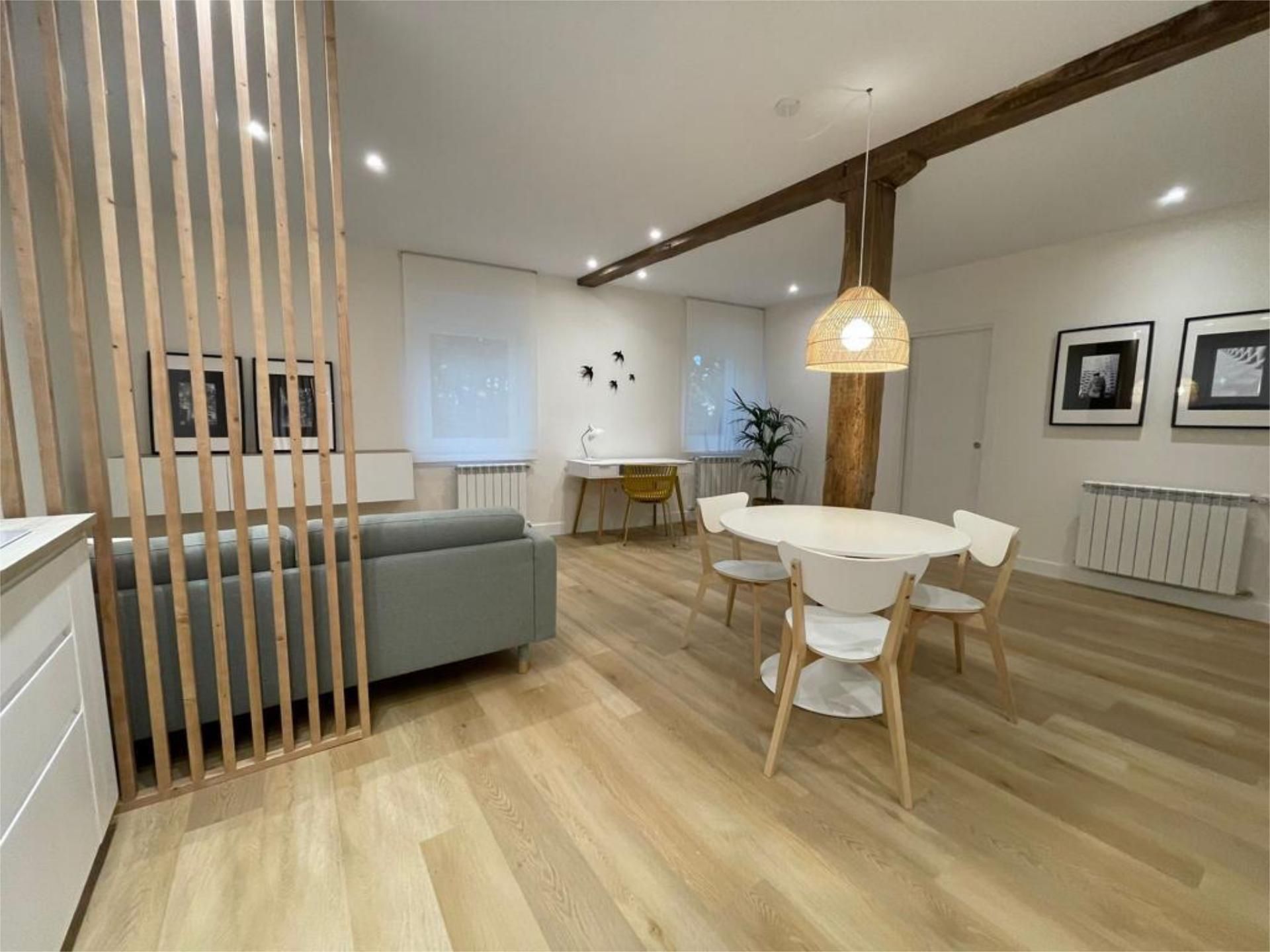 Living room of Flat to rent in Donostia - San Sebastián   with Heating, Parquet flooring and Terrace