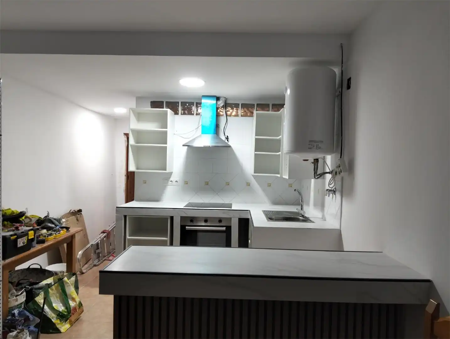 Cocina de Casa adosada en venta en Bullas con Terraza y Balcón