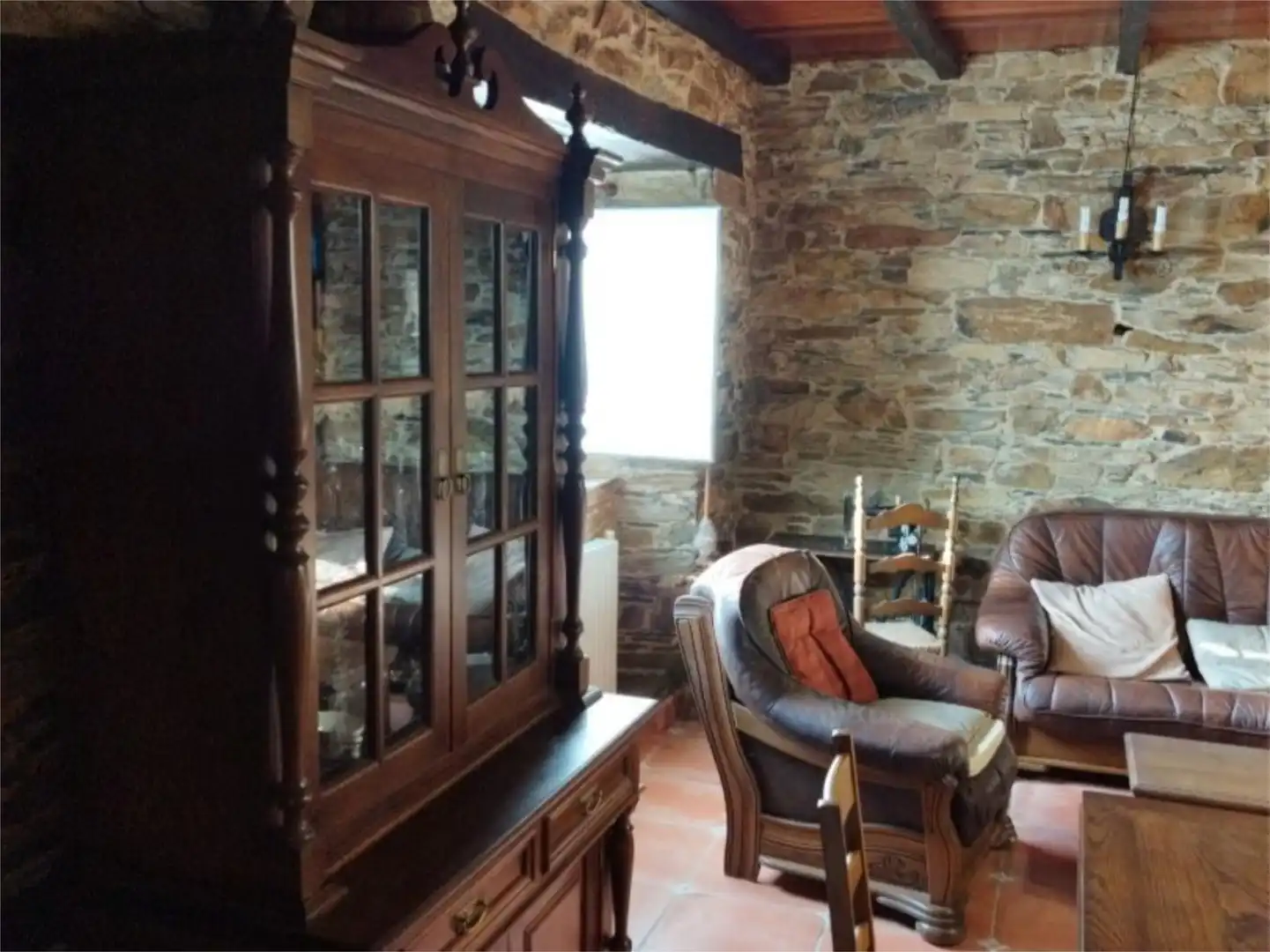 Piso en venta en Calle de Goyos, 2, A Pontenova Sala de estar de Piso en venta en A Pontenova con Calefacción, Trastero y Amueblado