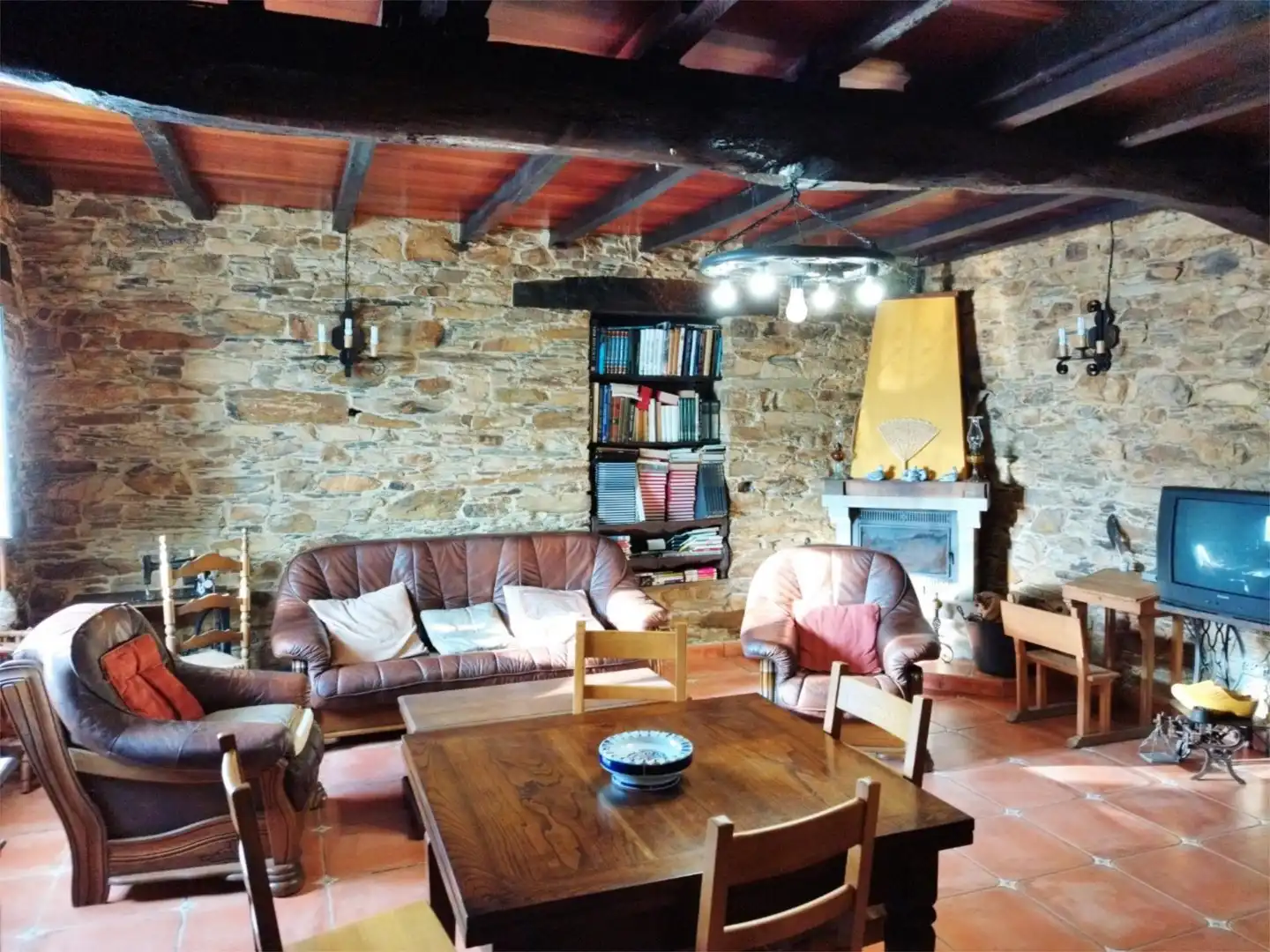 Piso en venta en Calle de Goyos, 2, A Pontenova Sala de estar de Piso en venta en A Pontenova con Calefacción, Trastero y Amueblado