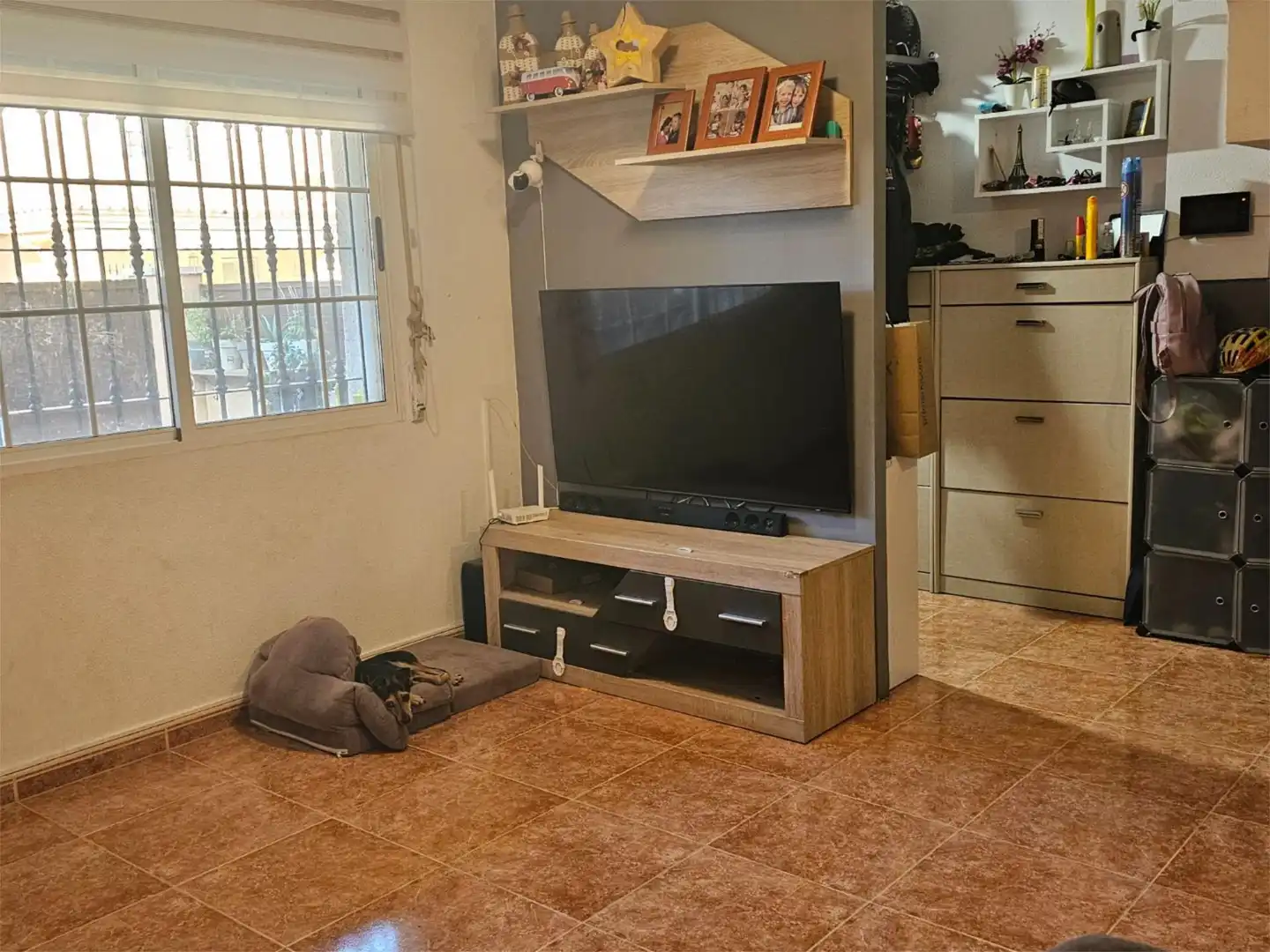 Flat for sale in Calle Adherbal, 1, Playa Honda - Playa Paraíso Living room of Flat for sale in Cartagena with Air Conditioner, Heating and Private garden