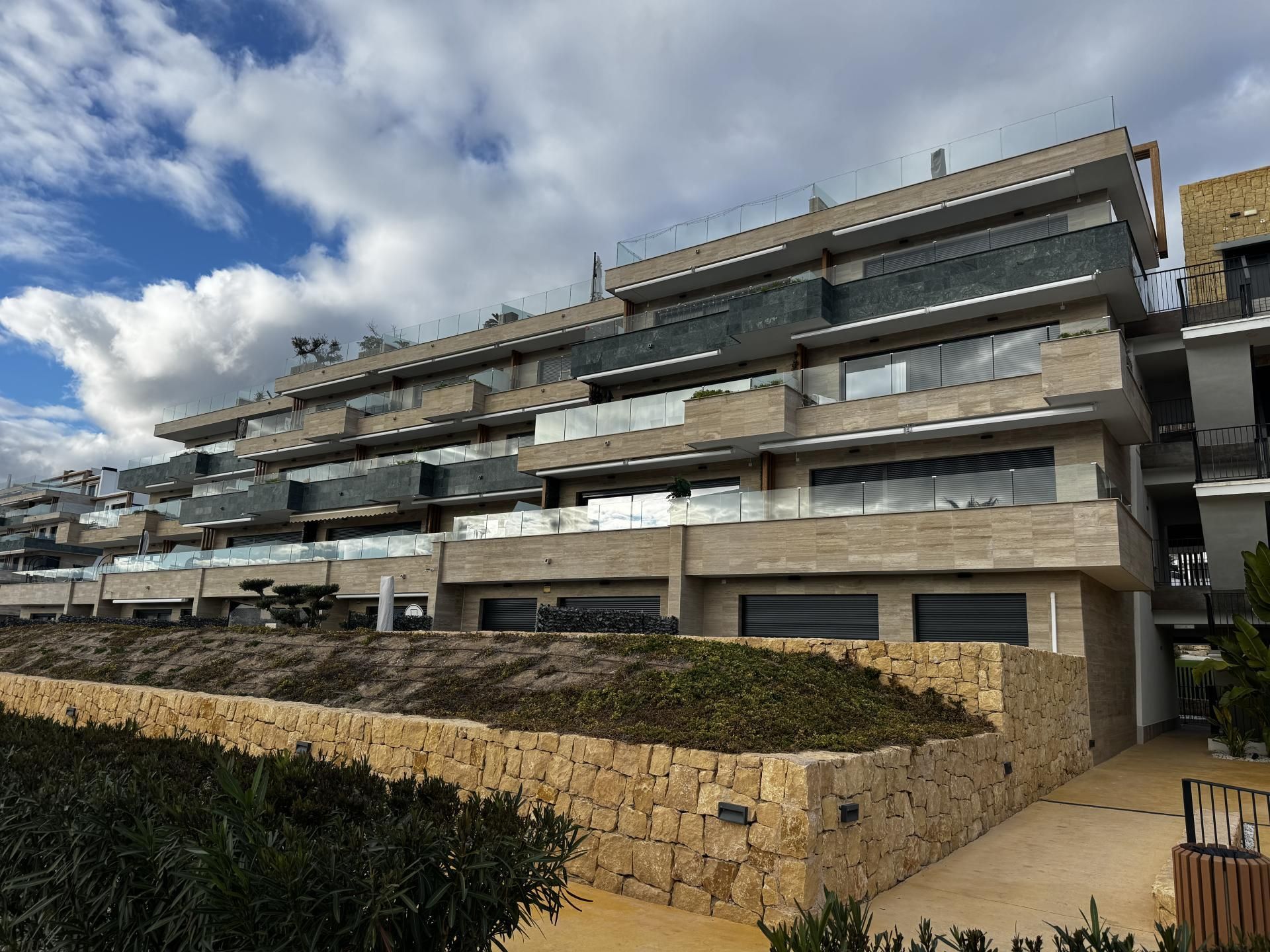 Flat to rent in Avenida Finestrat de, 12, Cala de Finestrat Exterior view of Flat to rent in Finestrat with Air Conditioner, Heating and Private garden