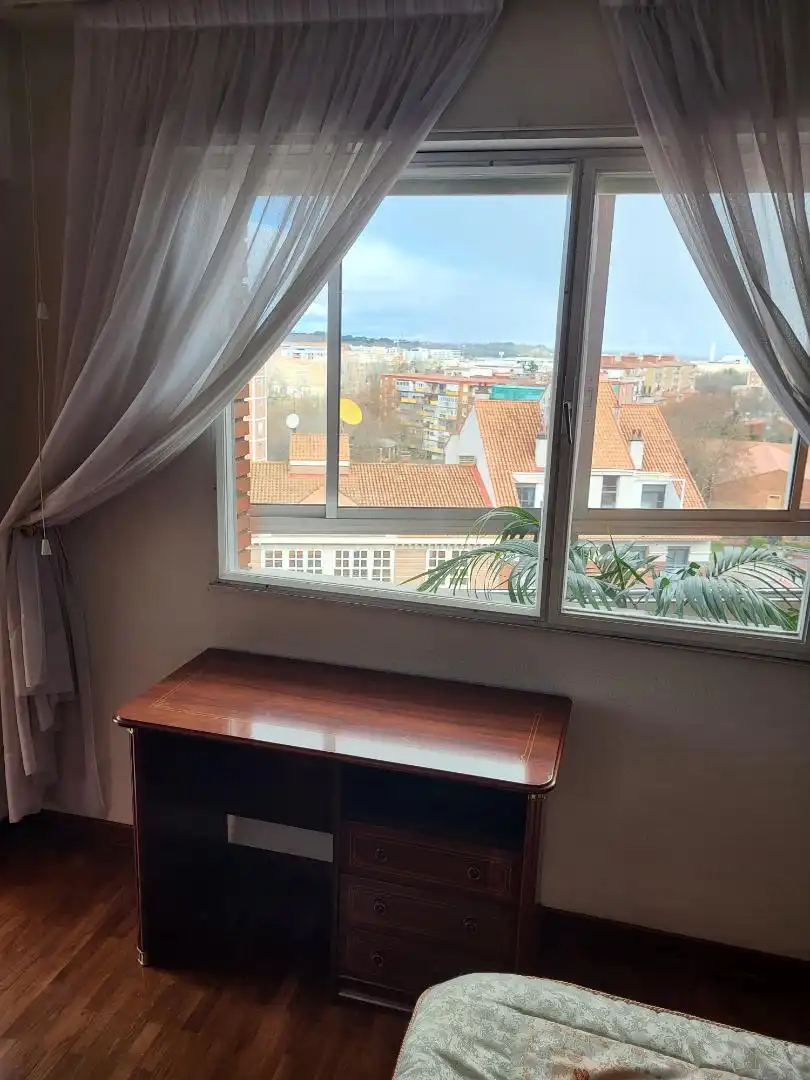 Schlafzimmer von Dachboden zum Verkauf in Valladolid mit Heizung, Parkett und Terrasse