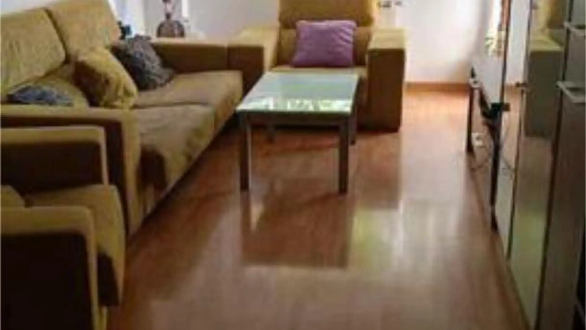 Living room of Flat for sale in Plasencia  with Heating, Terrace and Storage room