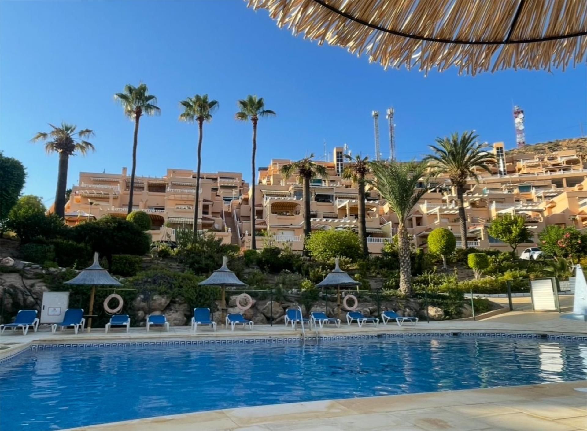 Exterior view of Flat to rent in Pulpí  with Air Conditioner, Terrace and Swimming Pool