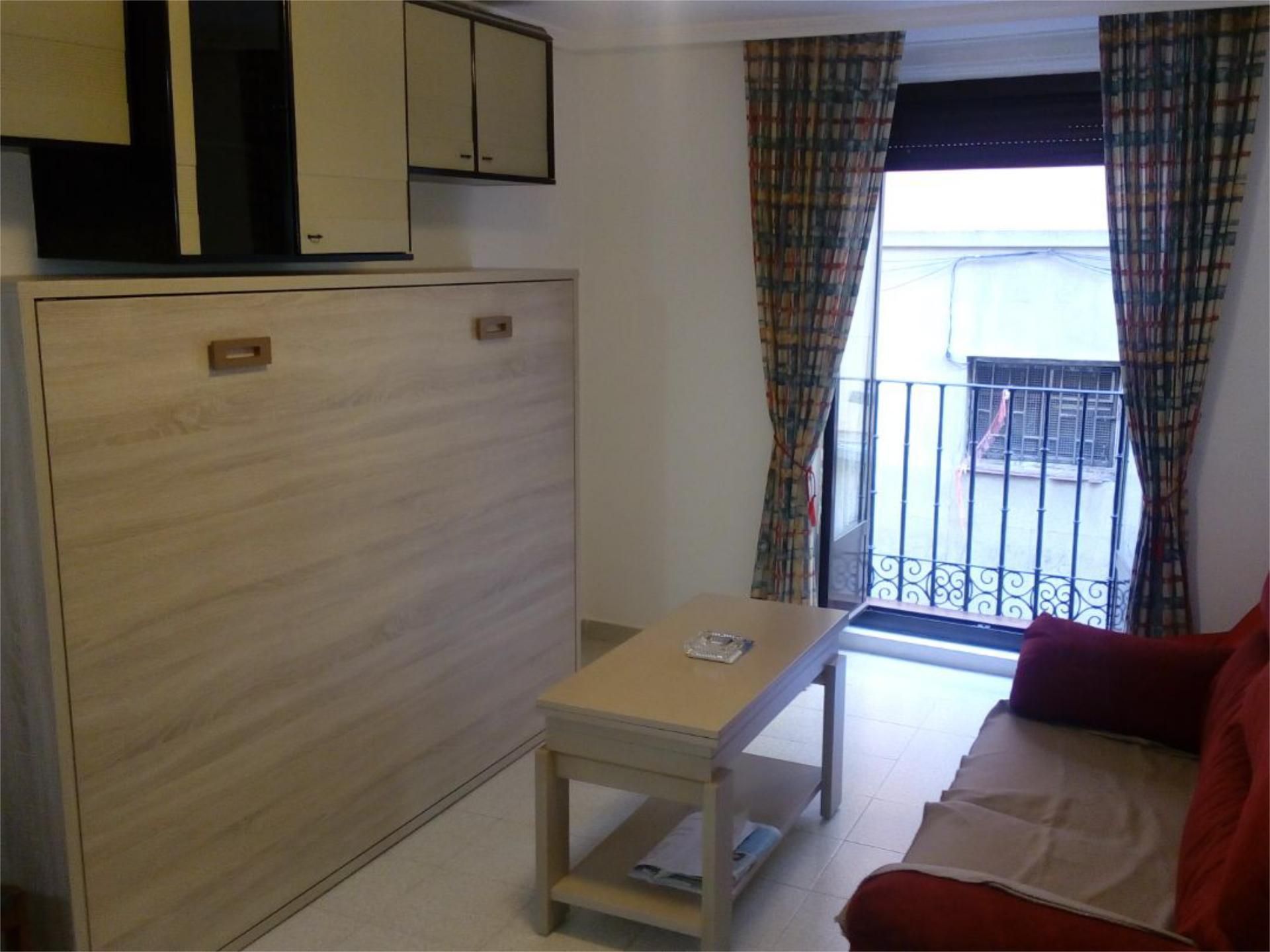 Living room of Study to rent in  Madrid Capital  with Furnished and Balcony
