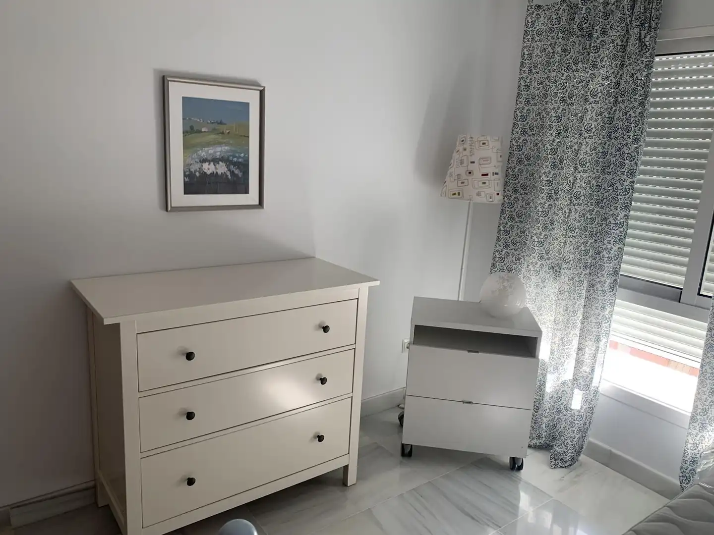 Flat for rent in Pasaje Briales, 1, La Trinidad Bedroom of Flat for rent in Málaga with Air Conditioner, Heating and Furnished