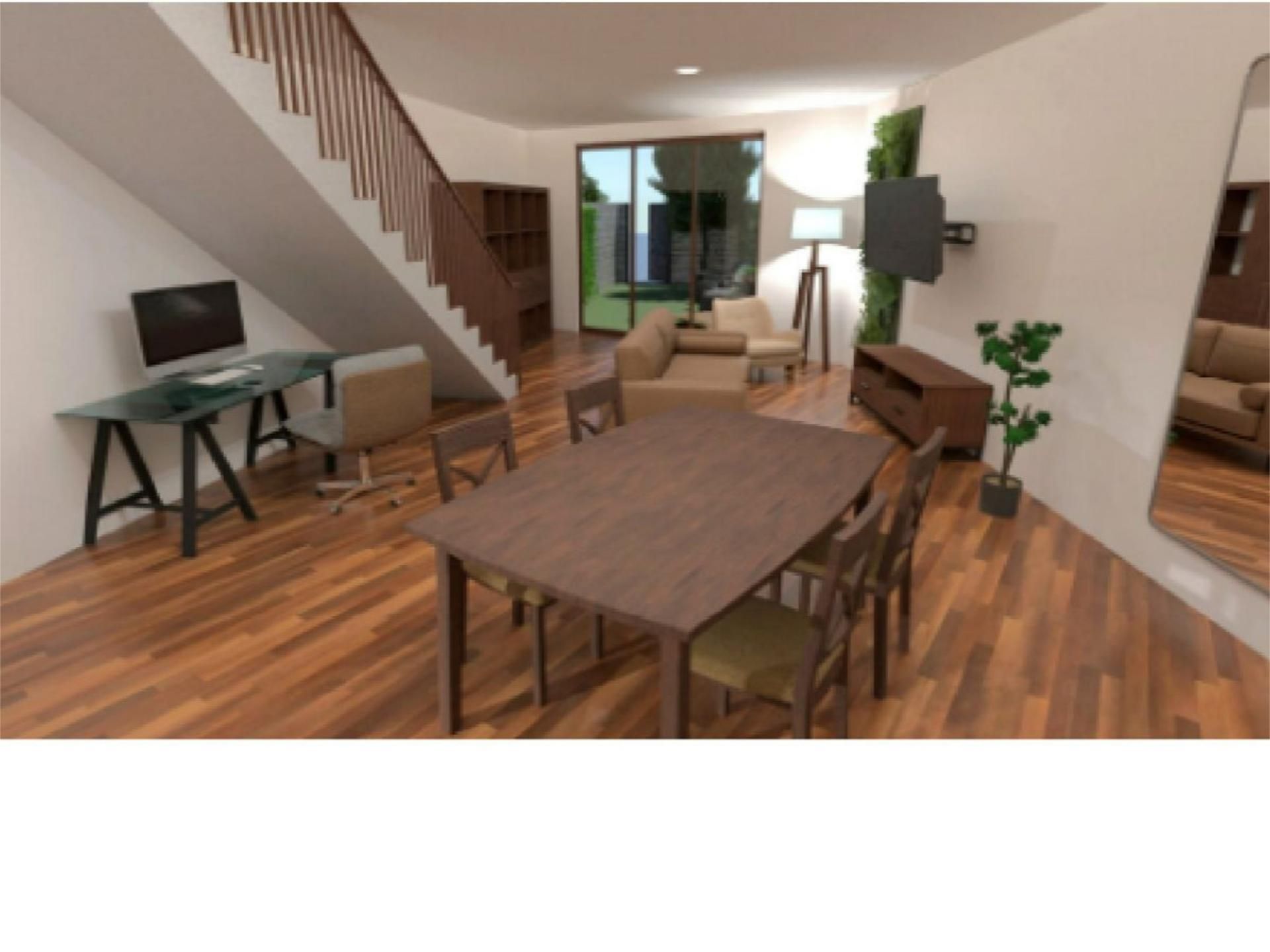 Menjador de Casa adosada en venda en Porreres amb Aire condicionat, Terrassa i Balcó