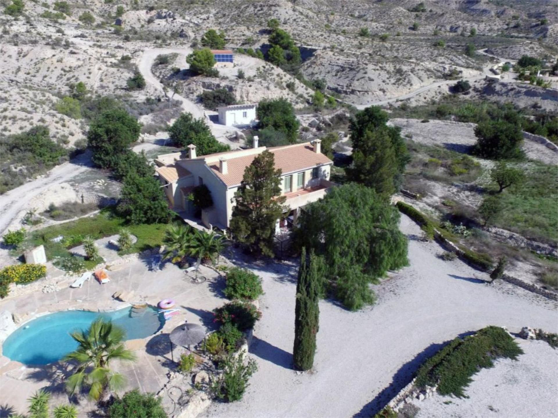 Exterior view of Country house for sale in Jijona / Xixona  with Terrace, Swimming Pool and Balcony