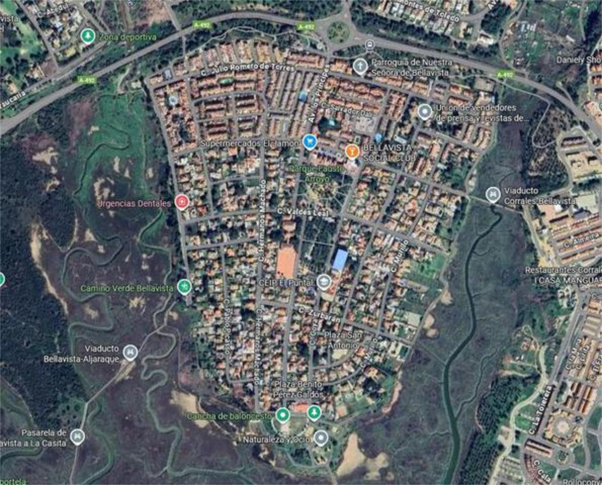 Vista exterior de Casa o xalet en venda en Aljaraque amb Calefacció, Jardí privat i Terrassa